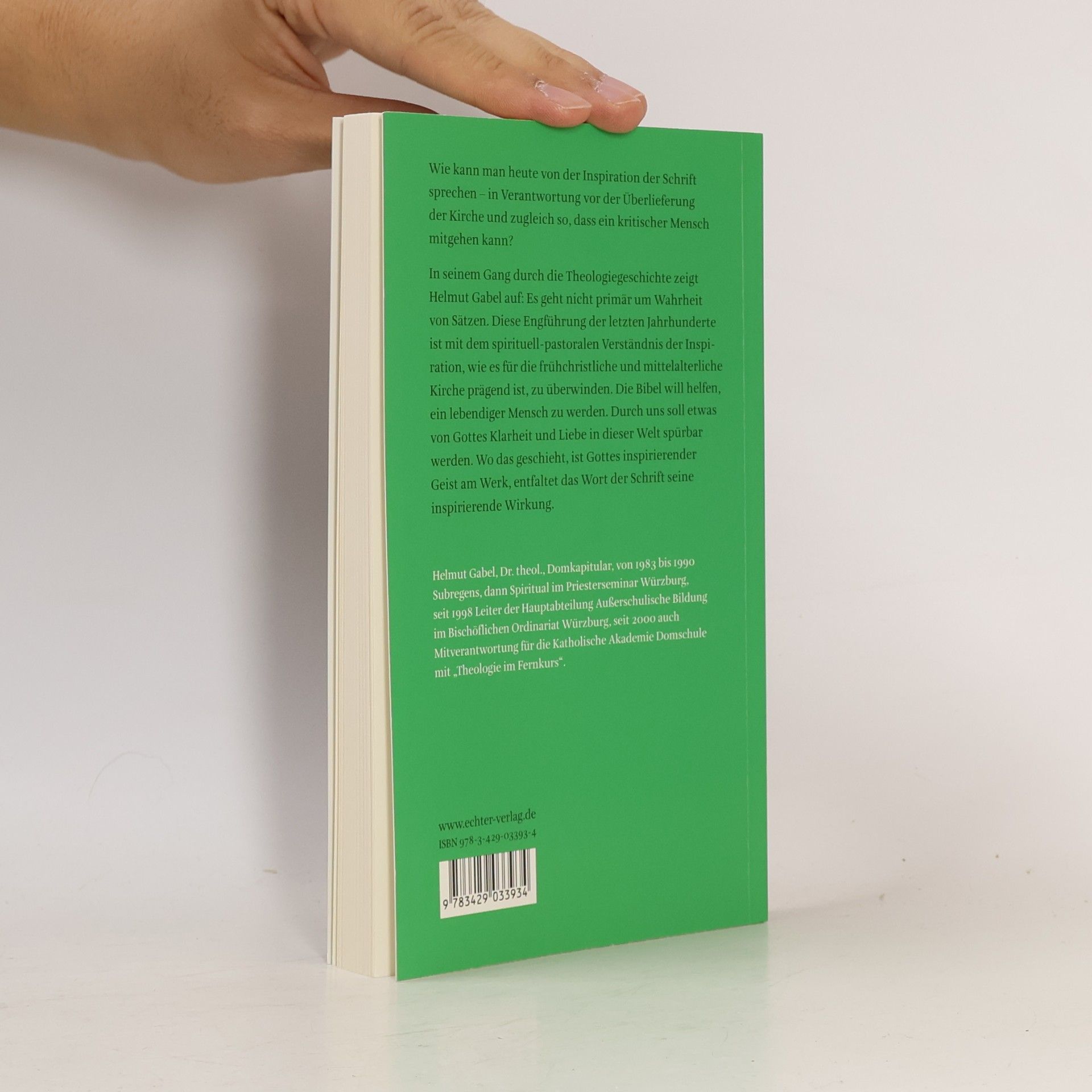 Helmut Gabel Inspiriert und inspirierend – die Bibel