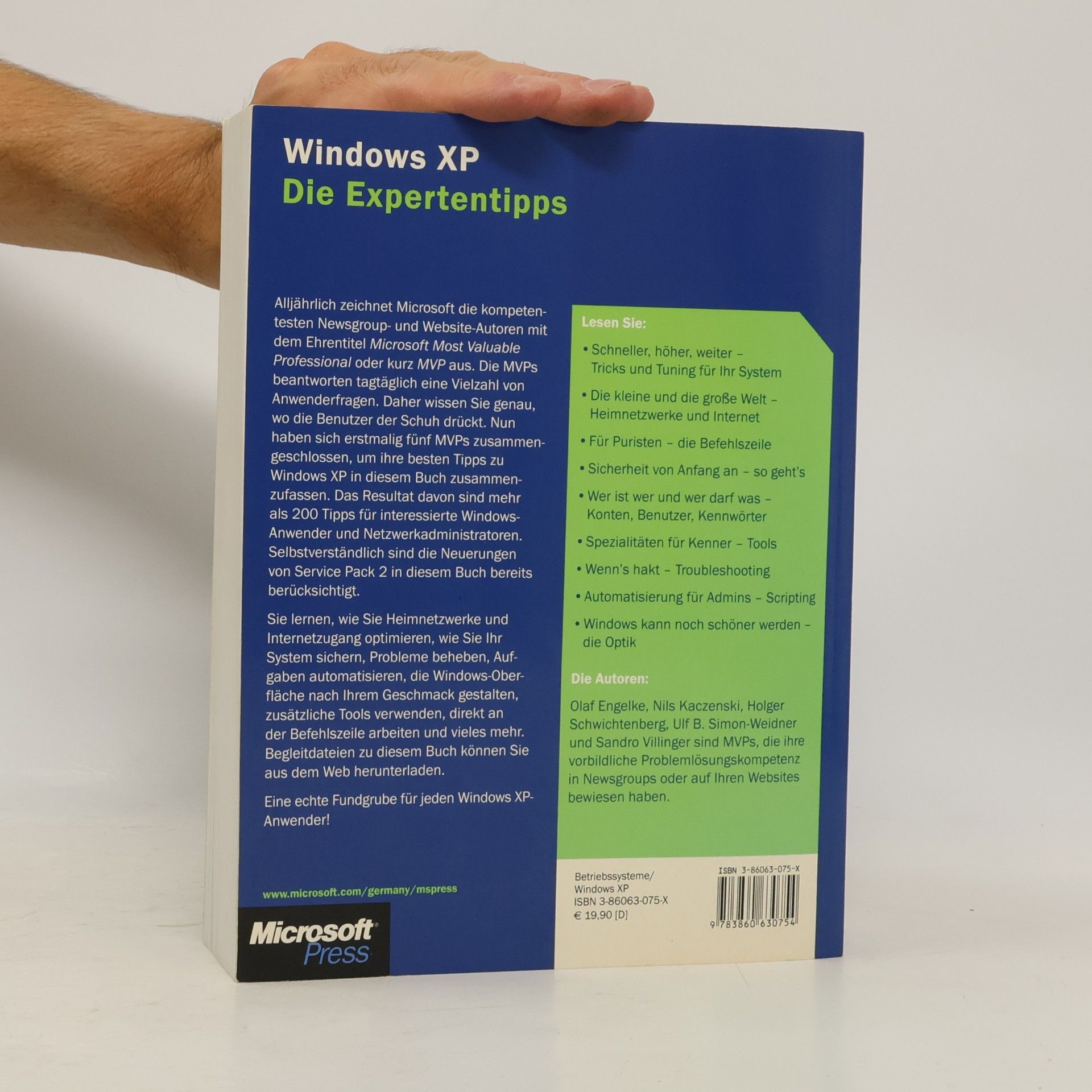 Olaf Engelke Microsoft Windows XP - die Expertentipps