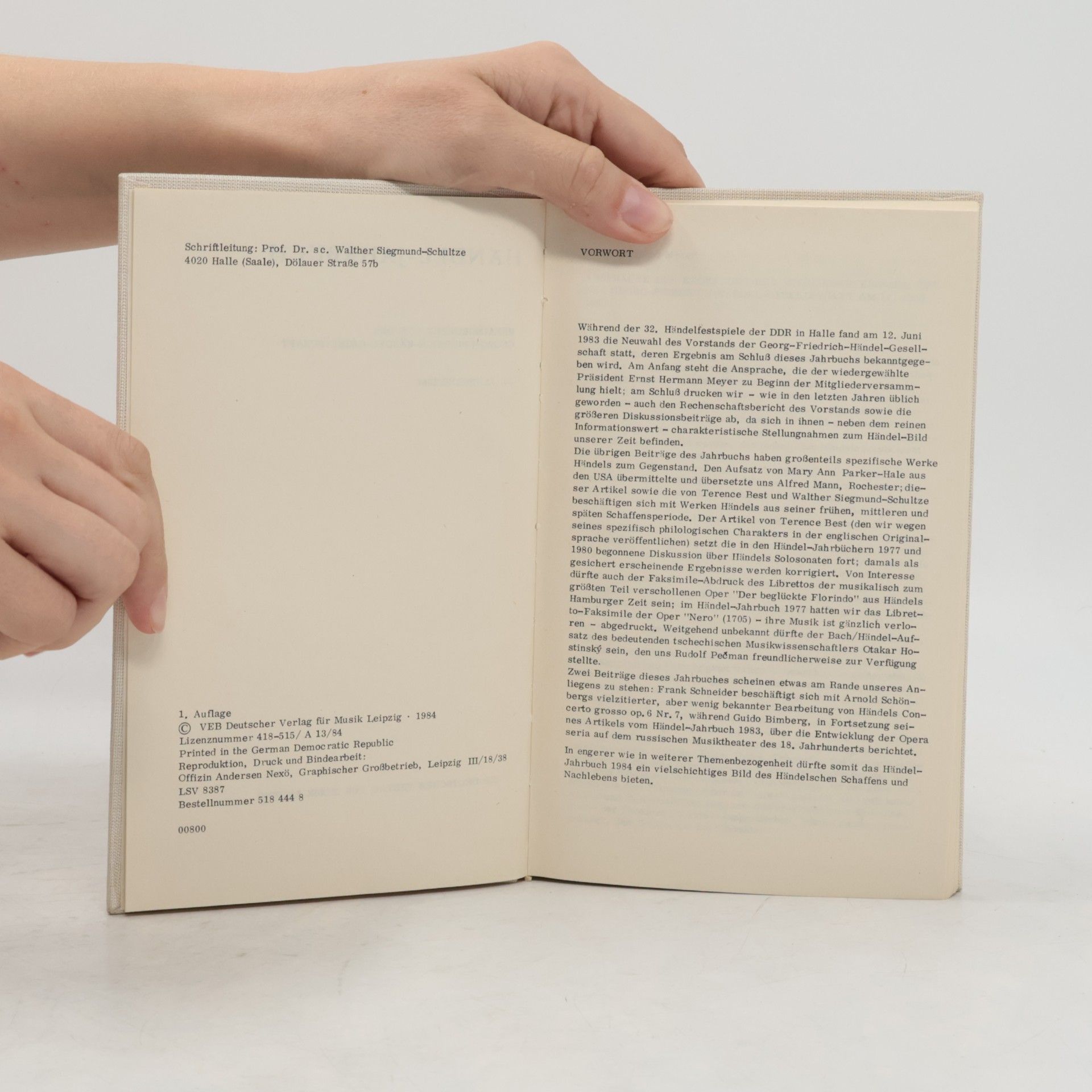 kolektiv HÄNDEL-JAHRBUCH