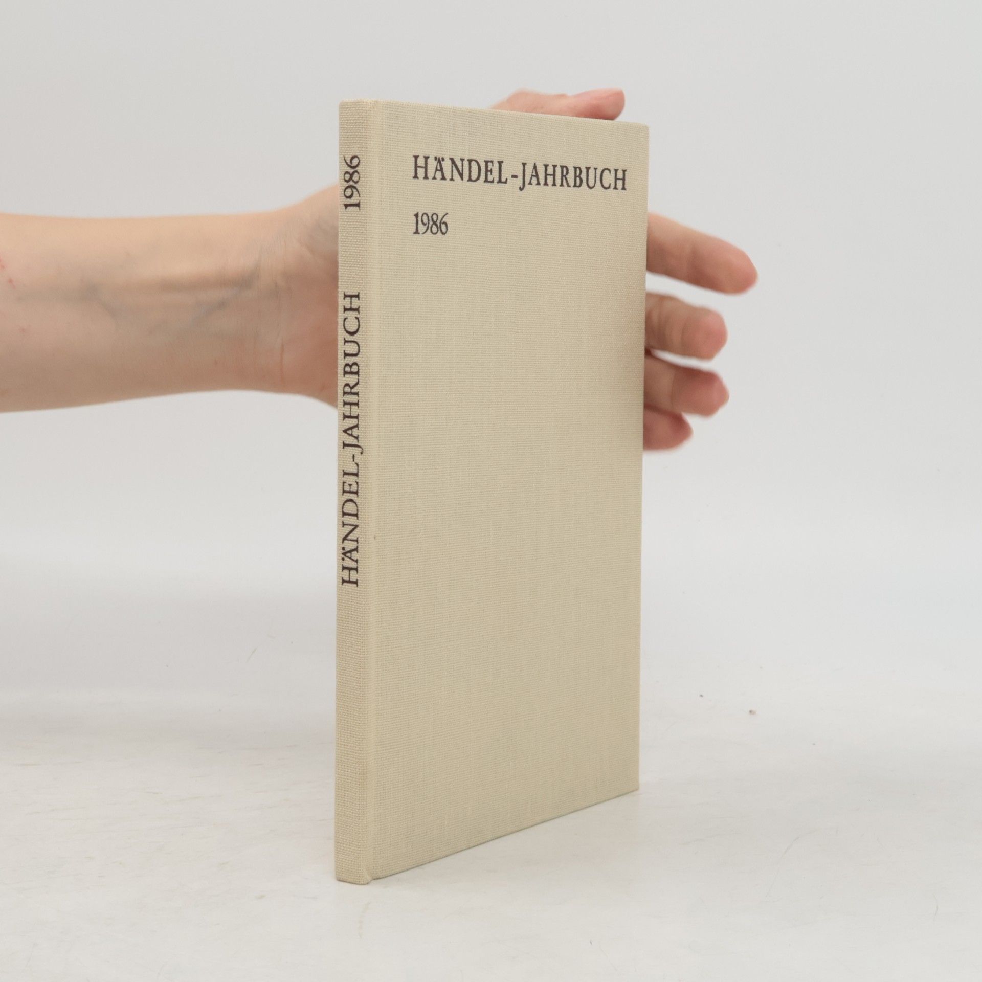 Autorenkollektiv Händel-Jahrbuch 1986