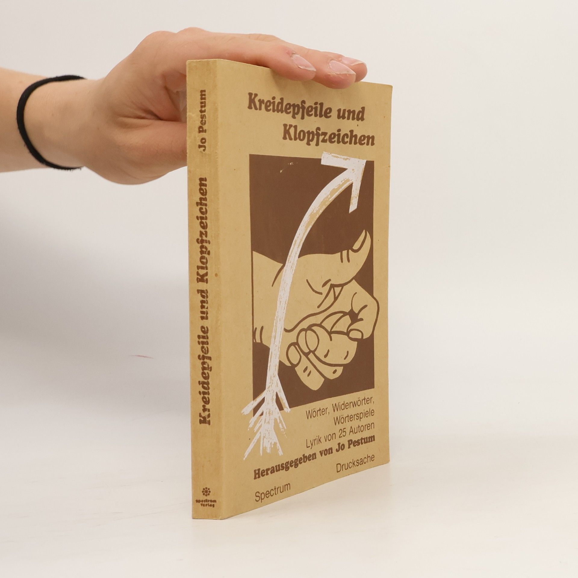 Jo Pestum Kreidepfeile und Klopfzeichen. Wörter, Widerwörter, Wörterspiele. Lyrik v. 25 Autoren