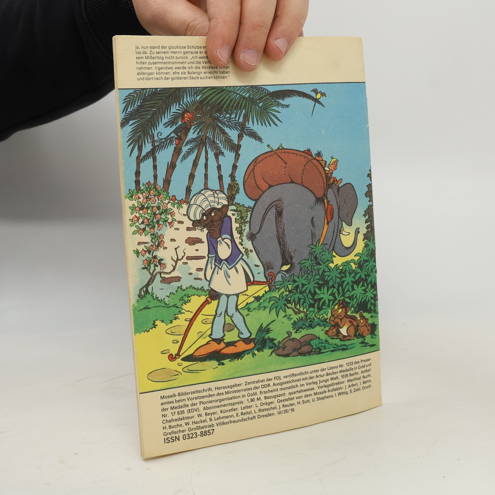 Autorenkollektiv Mosaik 2/1987. Der Verschwundene Staatsschatz