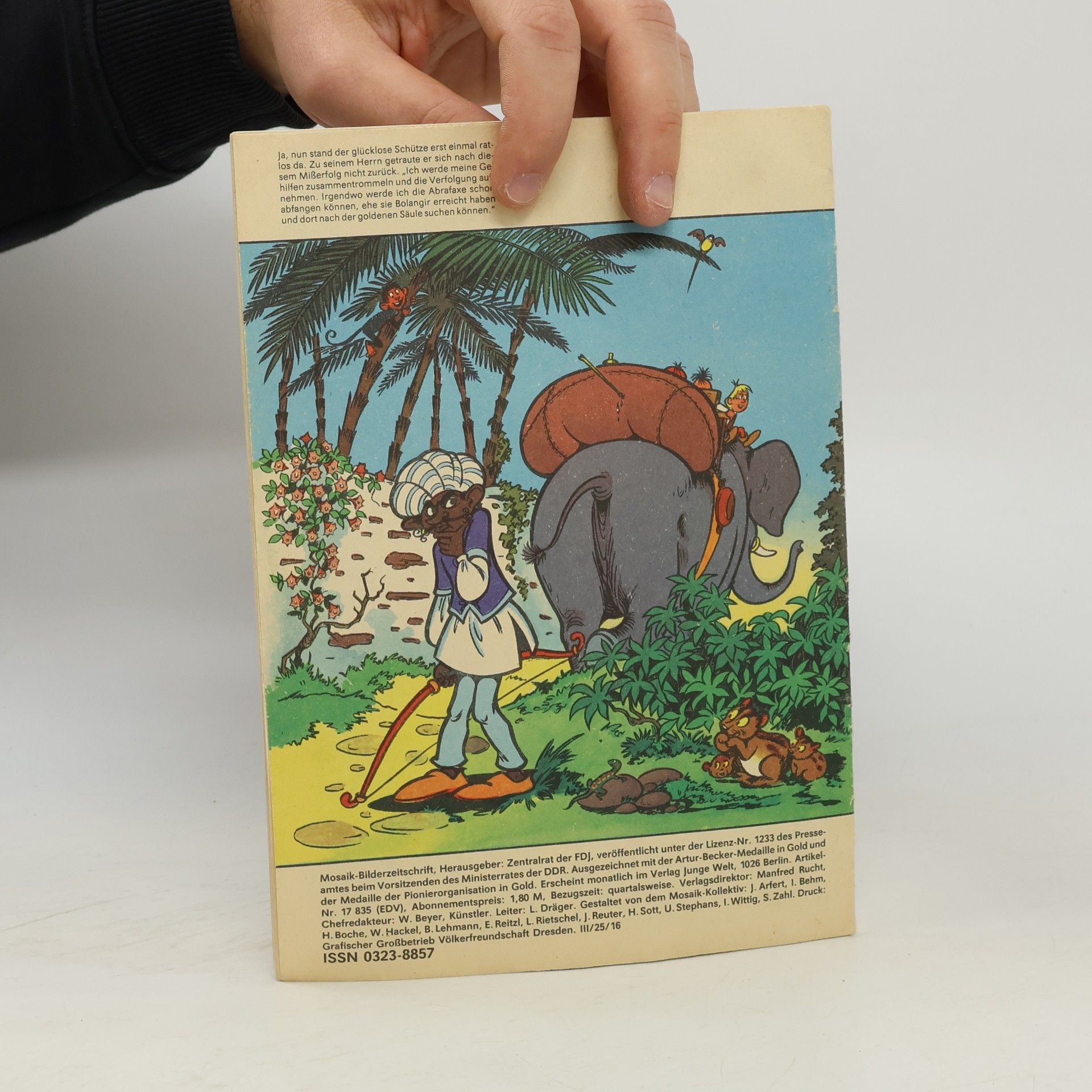 Autorenkollektiv Mosaik 2/1987. Der Verschwundene Staatsschatz