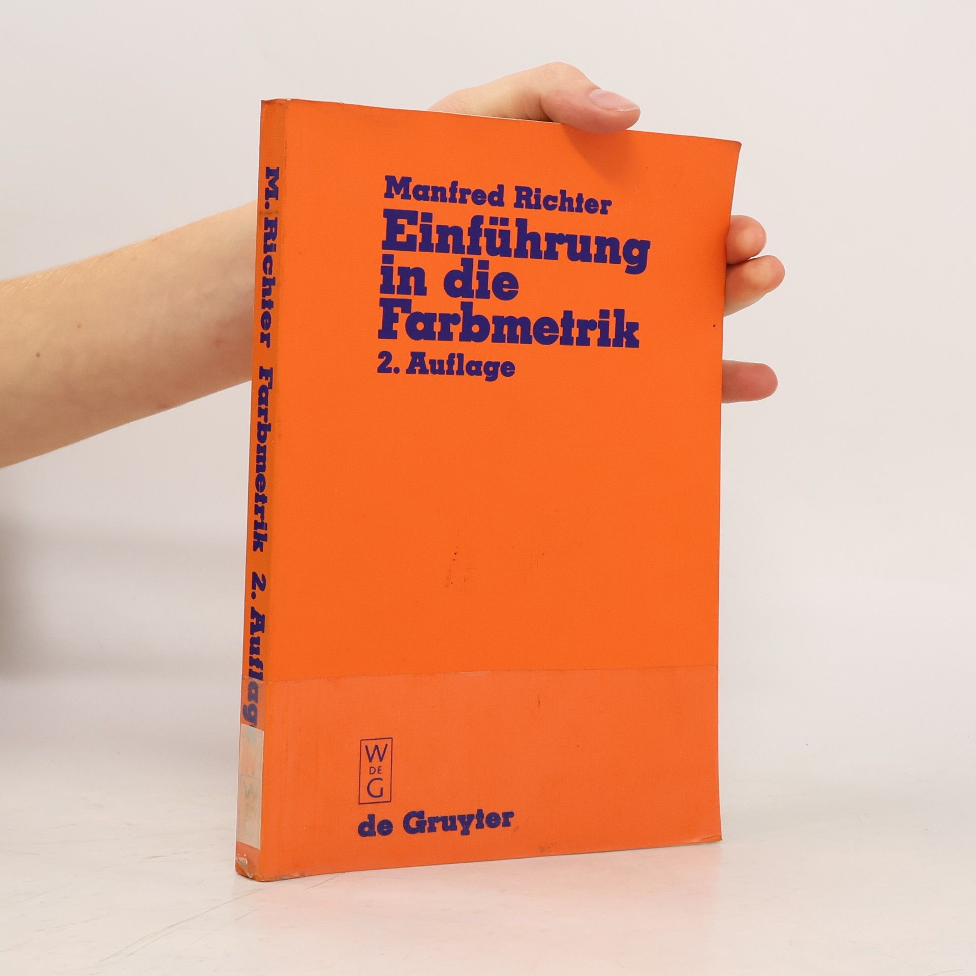 Manfred Richter Einführung in die Farbmetrik