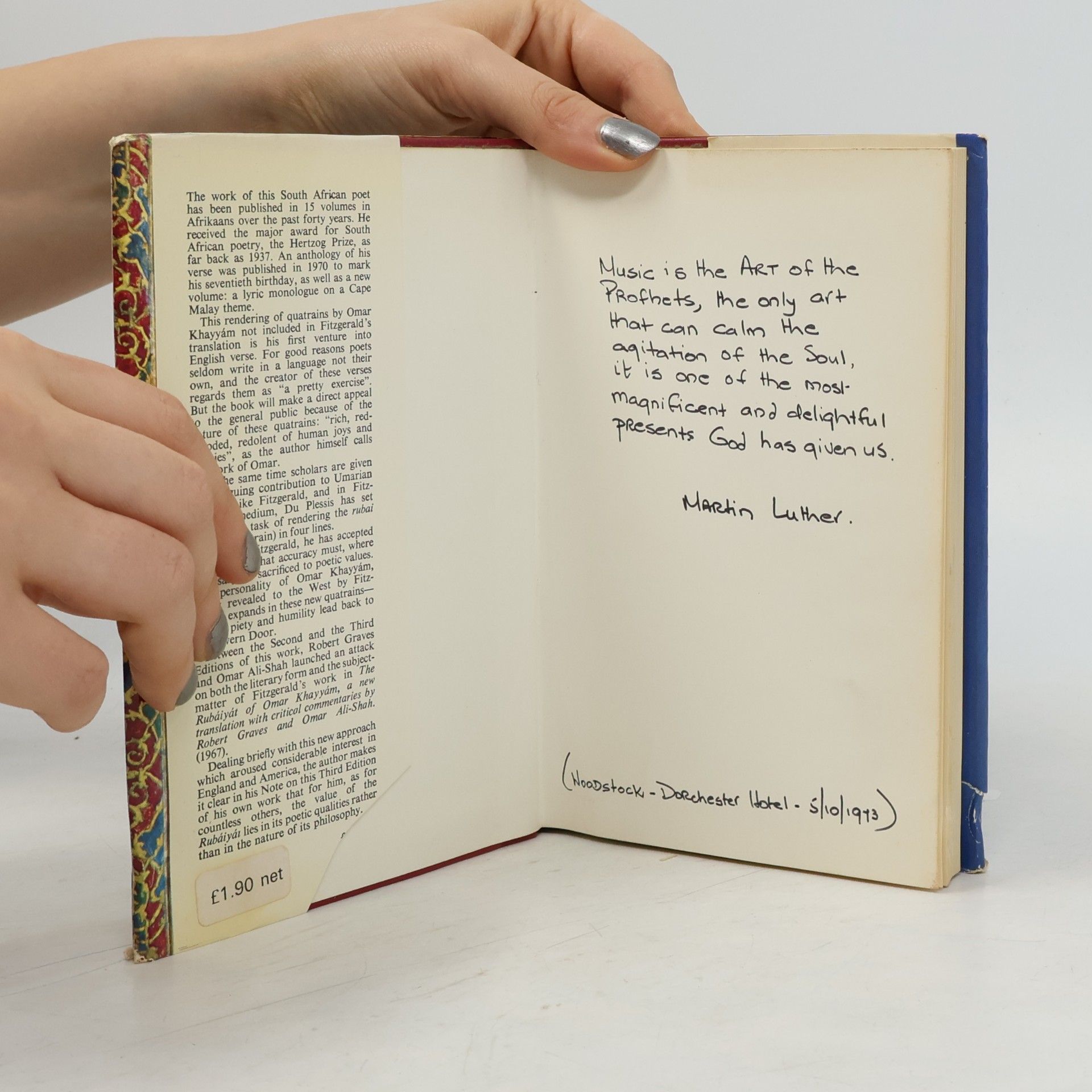 I. D. Du Plessis NEW QUATRAINS OF OMAR KHAYYÁM