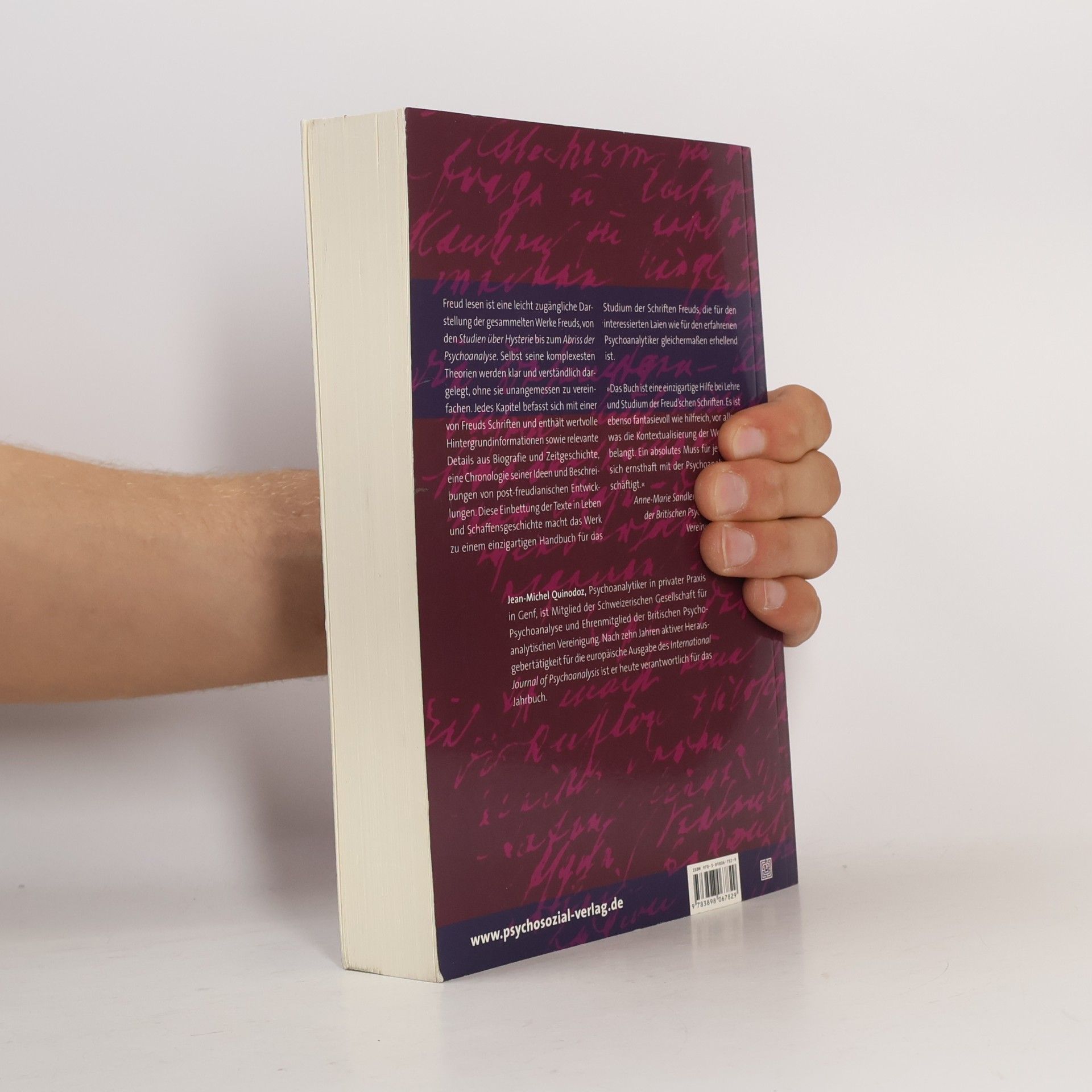 Jean-Michel Quinodoz Bibliothek der Psychoanalyse: Freud lesen