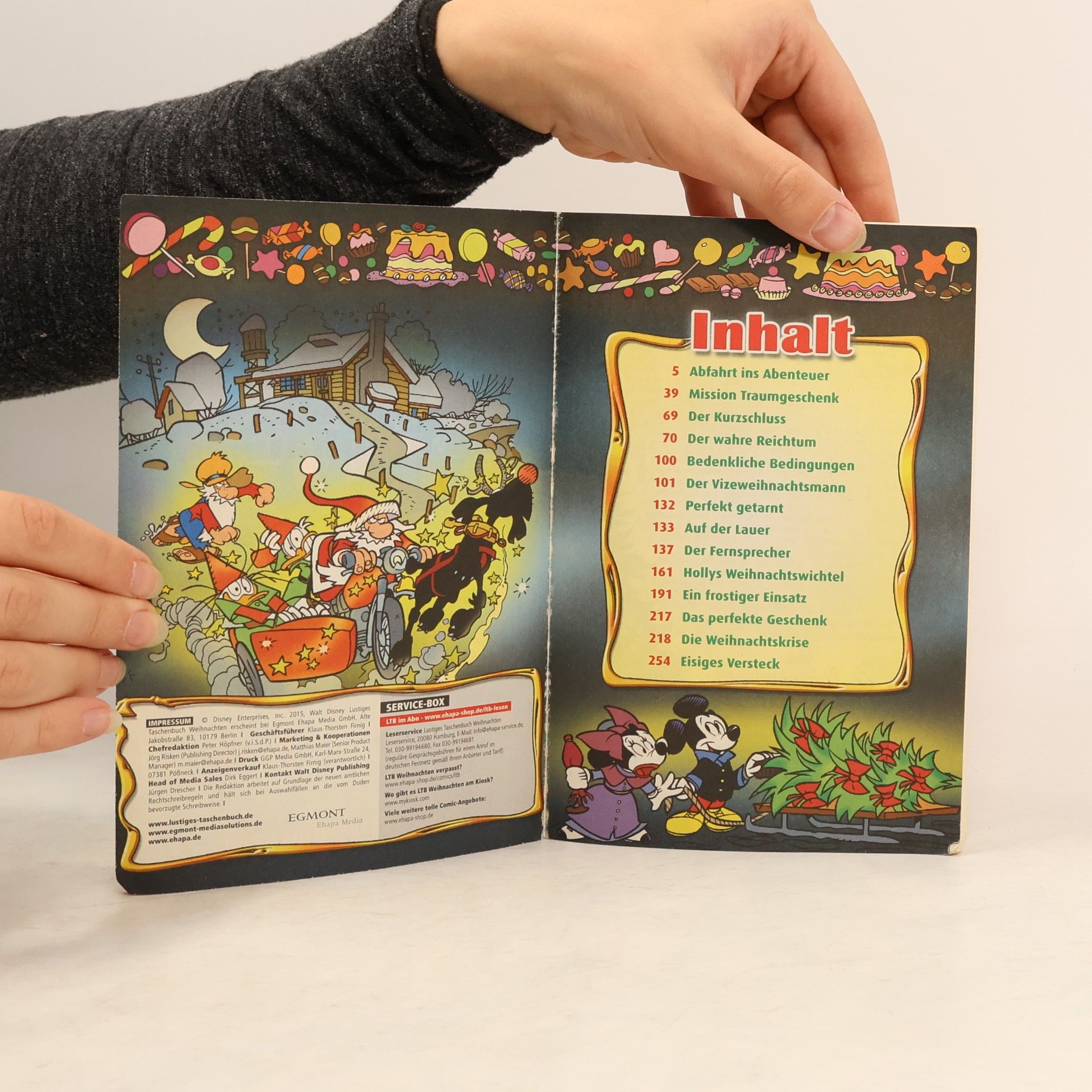 Walt Disney Lustiges Taschenbuch Weihnachten 21. Frohes Fest in Entenhausen