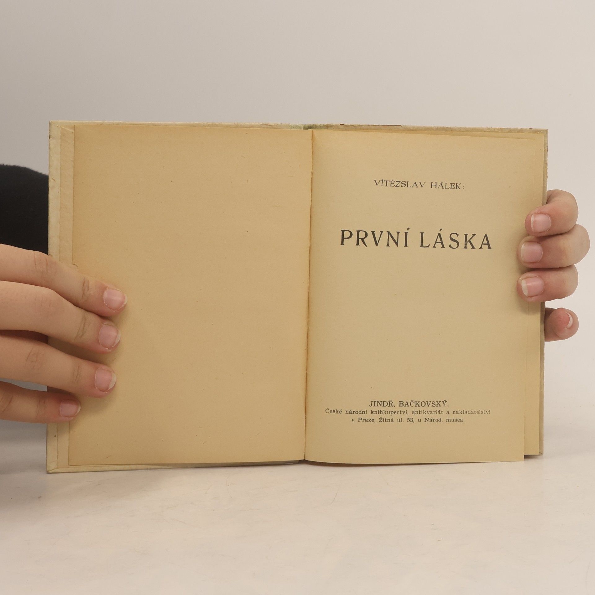 Vítězslav Hálek První Láska