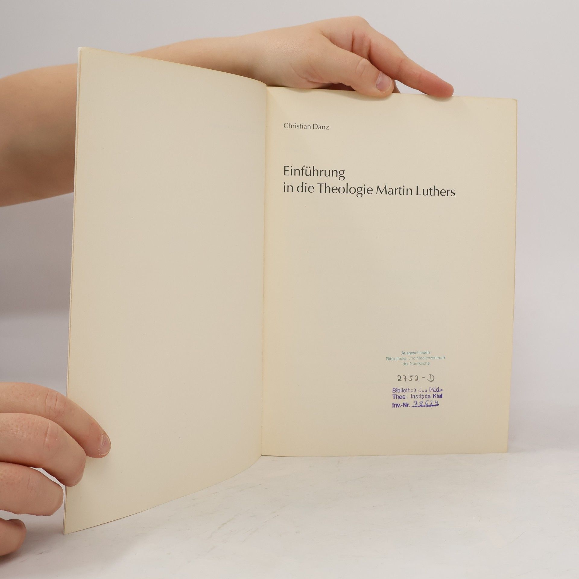 Christian Danz Einführung in die Theologie Martin Luthers