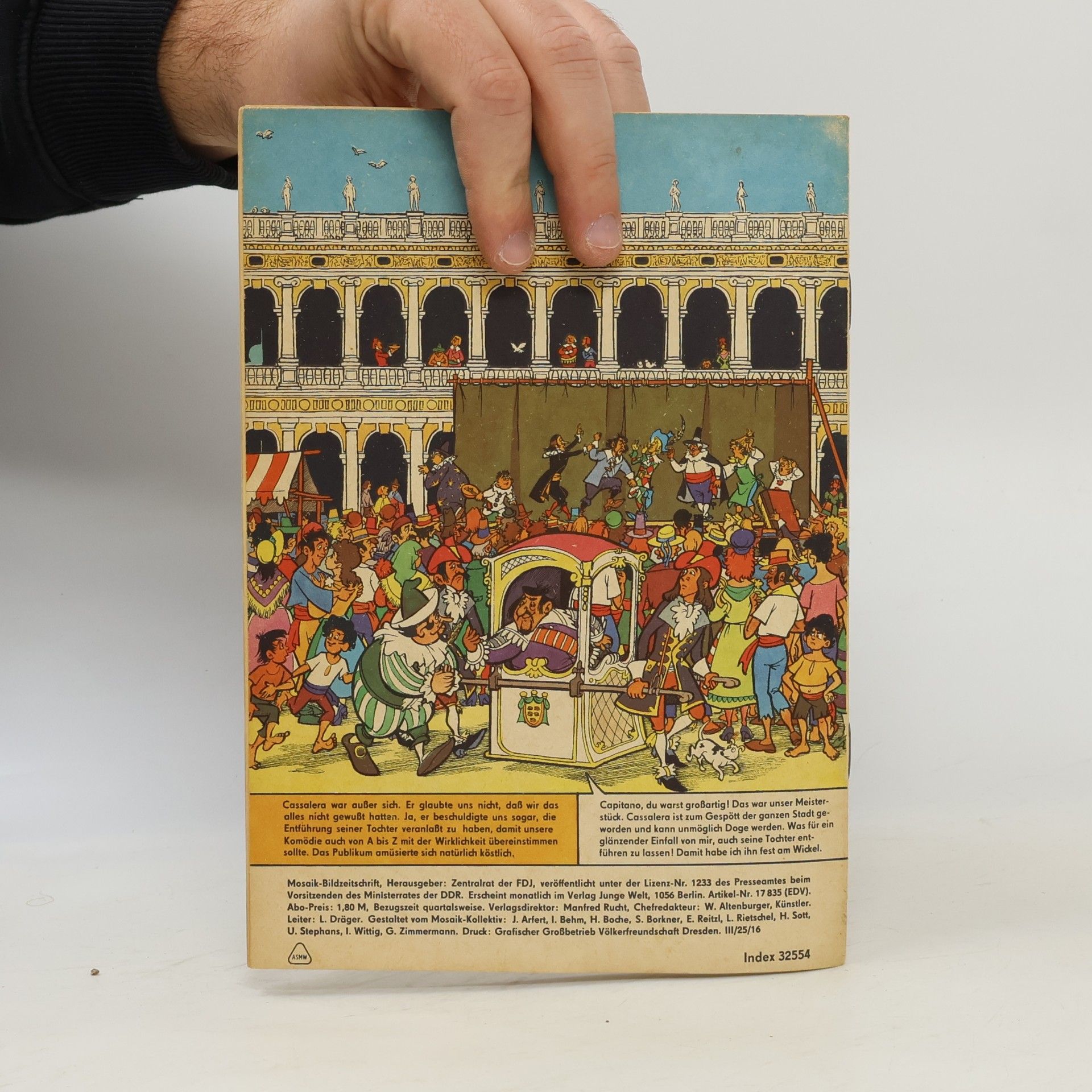 Autorenkollektiv Mosaik 9/1977. Die italienische Komödie