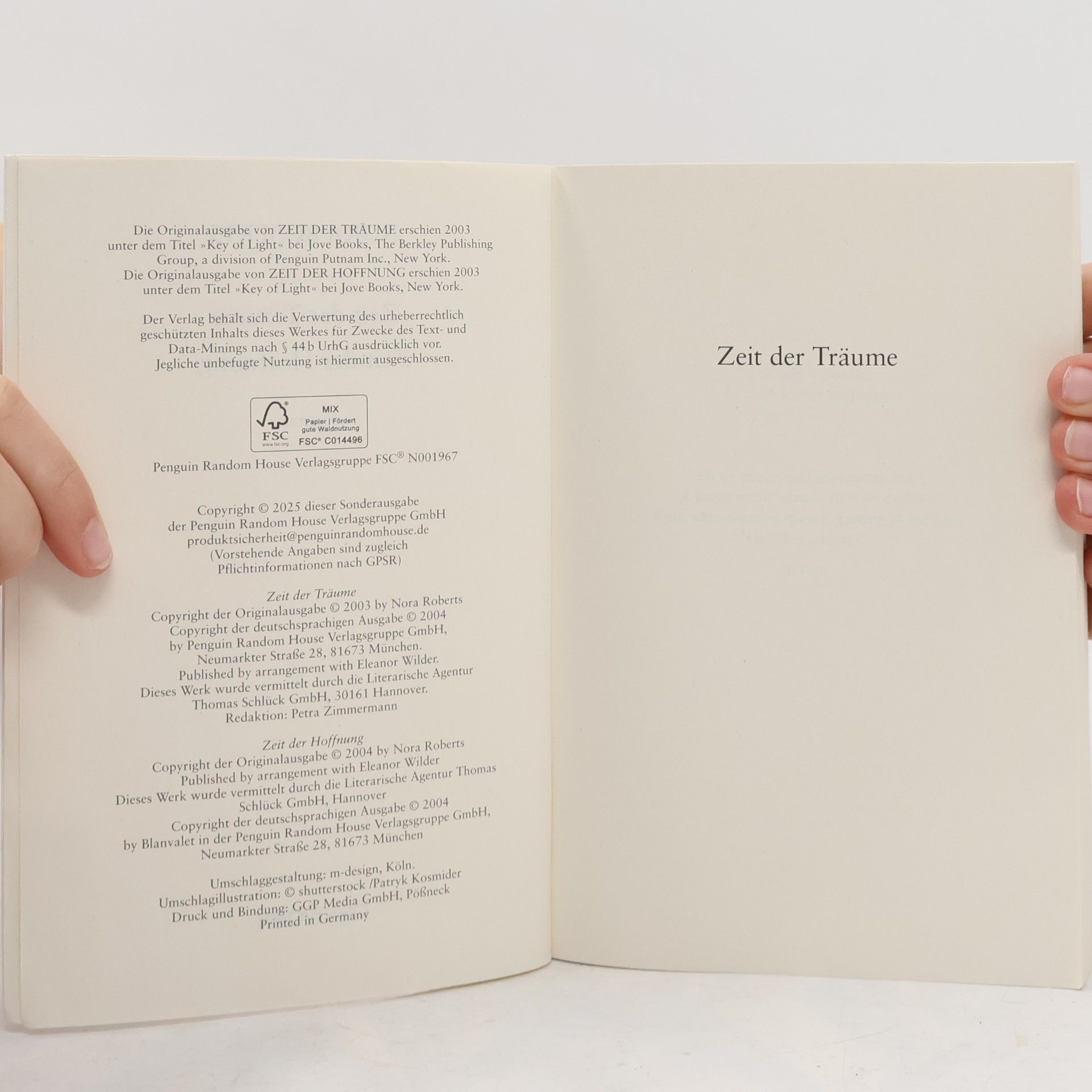 Nora Roberts Zeit der Träume. Zeit der Hoffnung