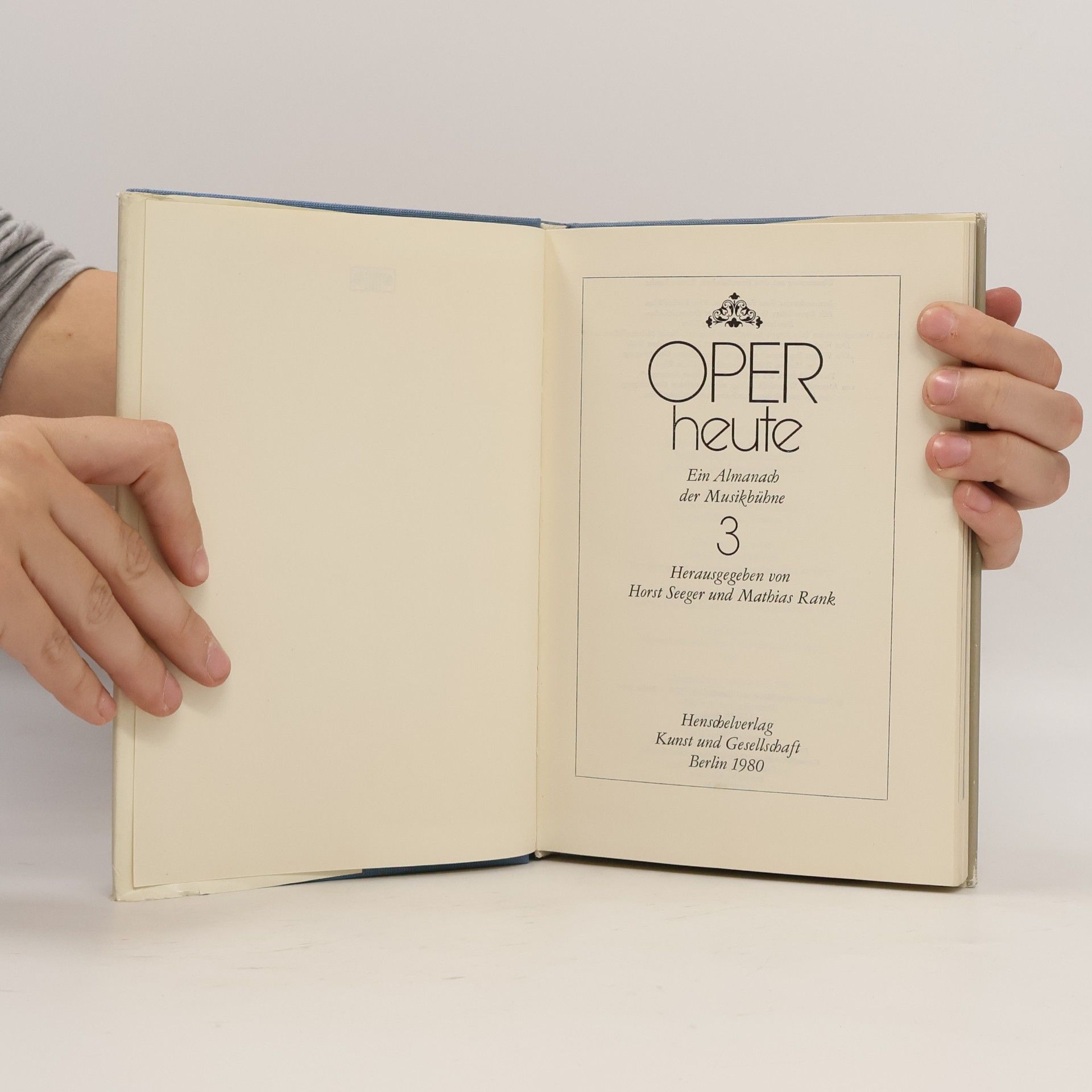 Autores varios Oper heute 3
