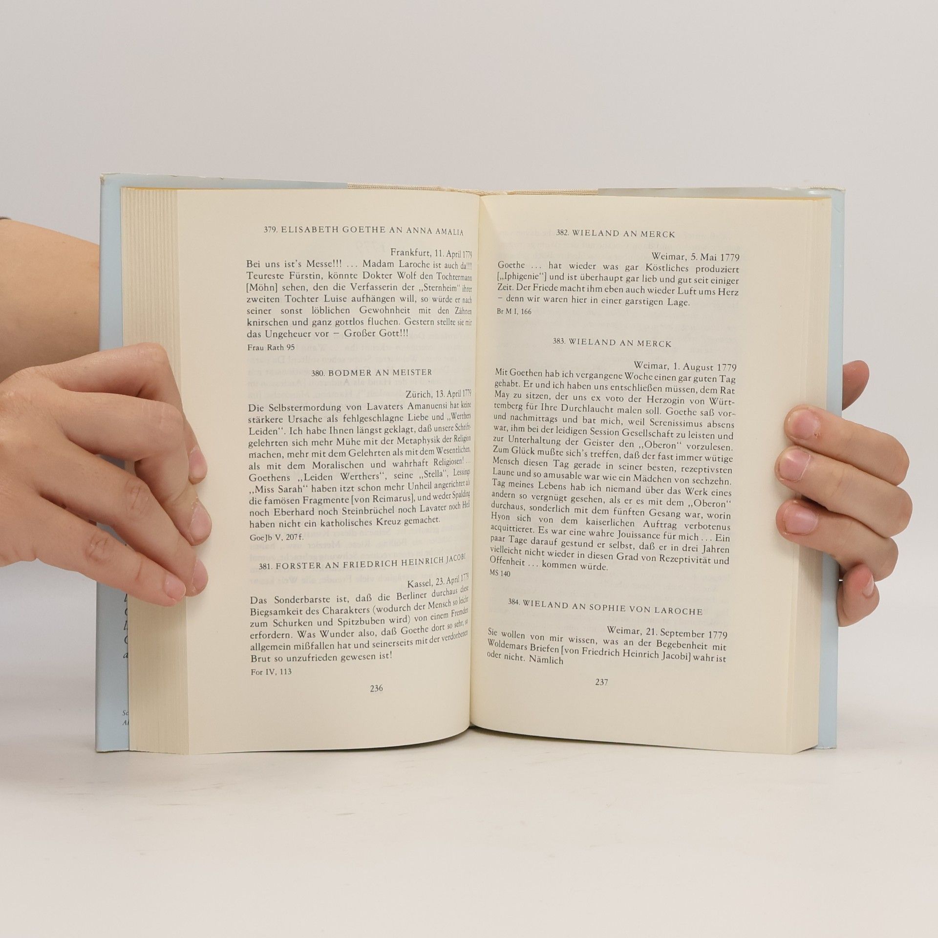 Wilhelm Bode Goethe in vertraulichen Briefen seiner Zeitgenossen I