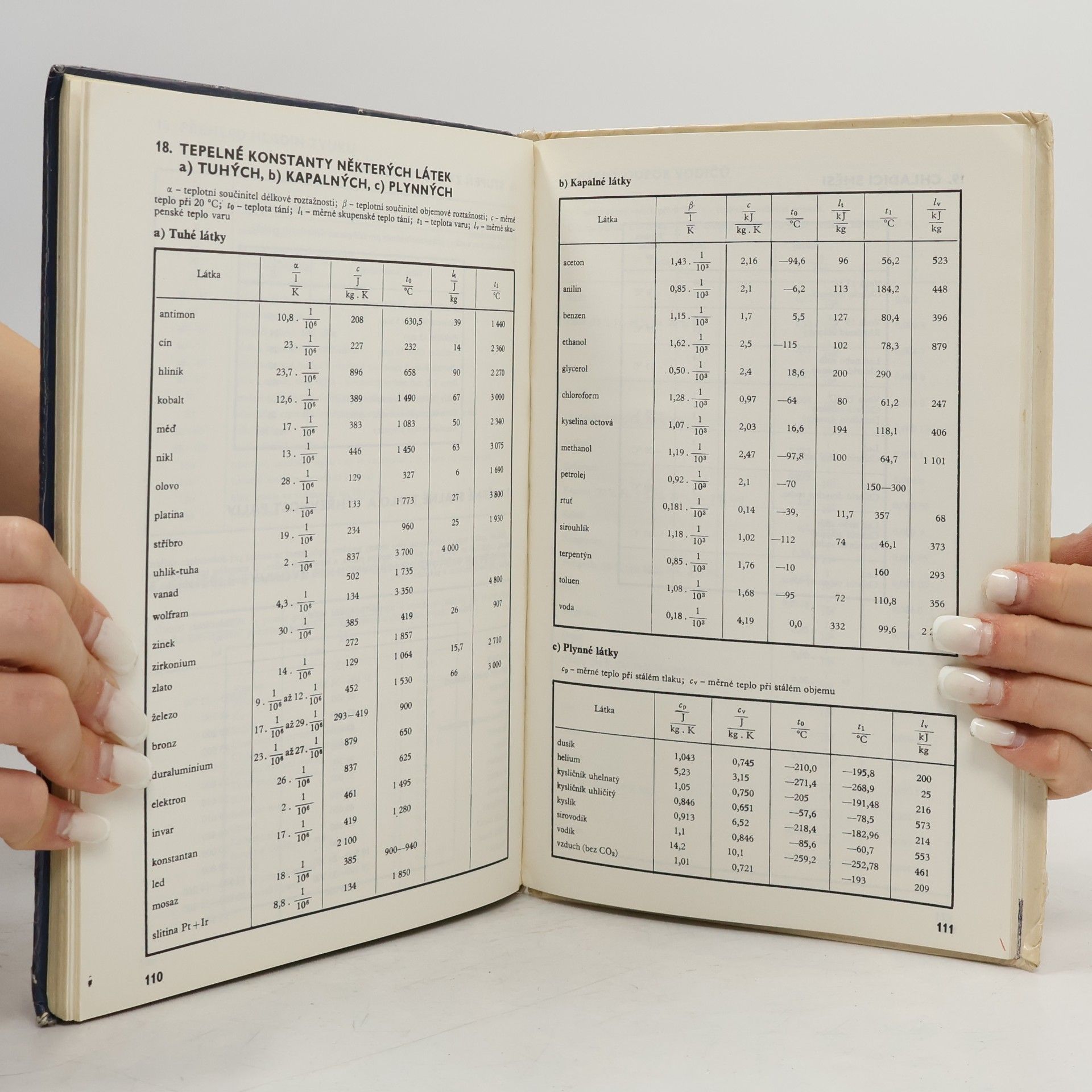 Autores varios Matematické, fyzikální a chemické tabulky pro OU a UŠ