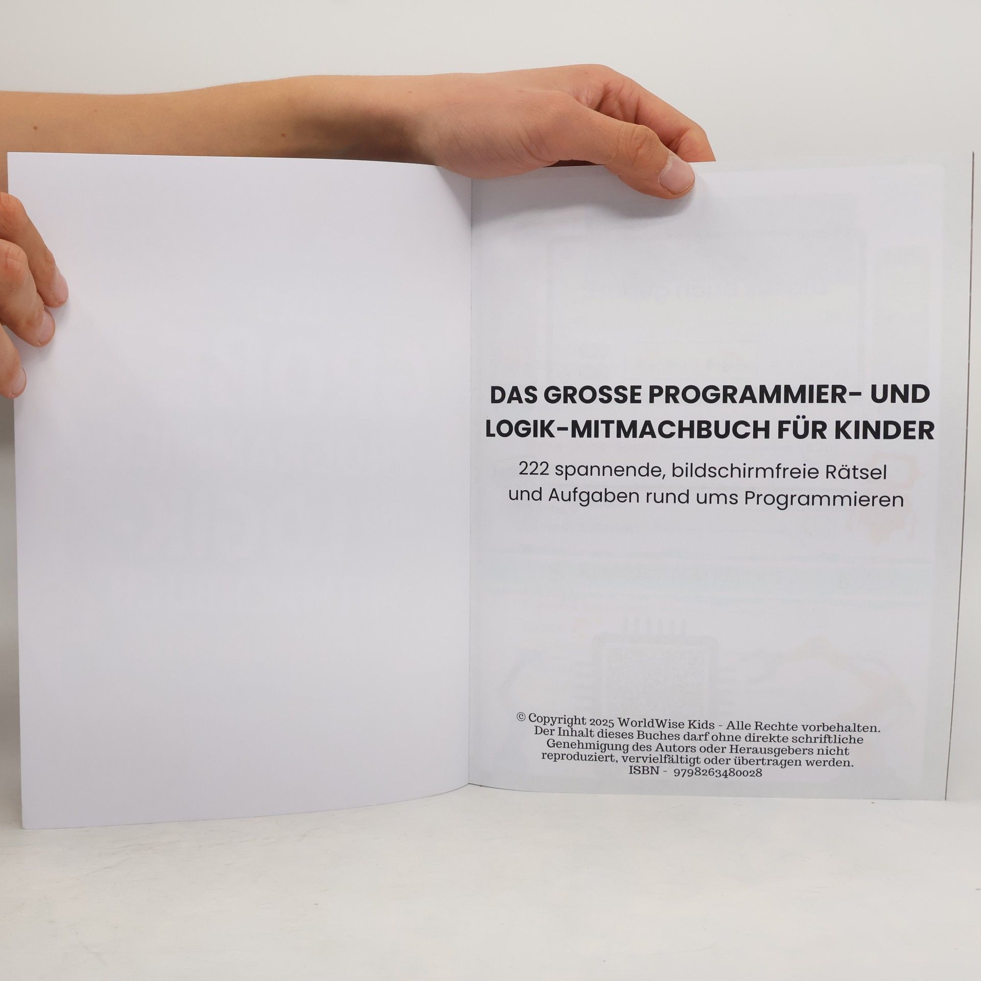 WorldWise Kids Das große Programmier- und Logik-Mitmachbuch für Kinder