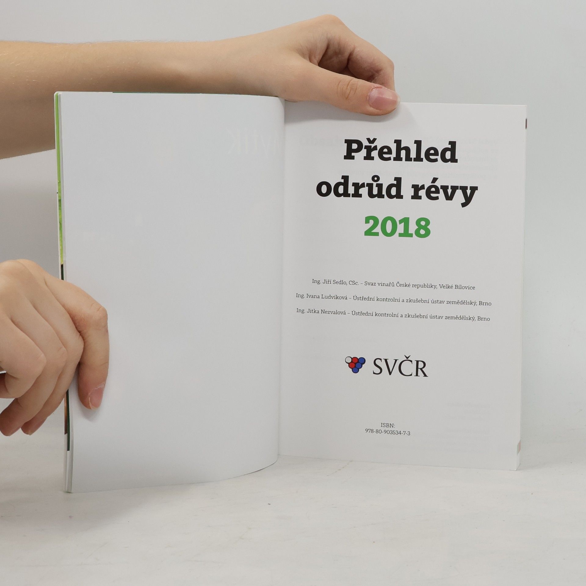 Ivana Ludvíková Přehled odrůd révy 2018