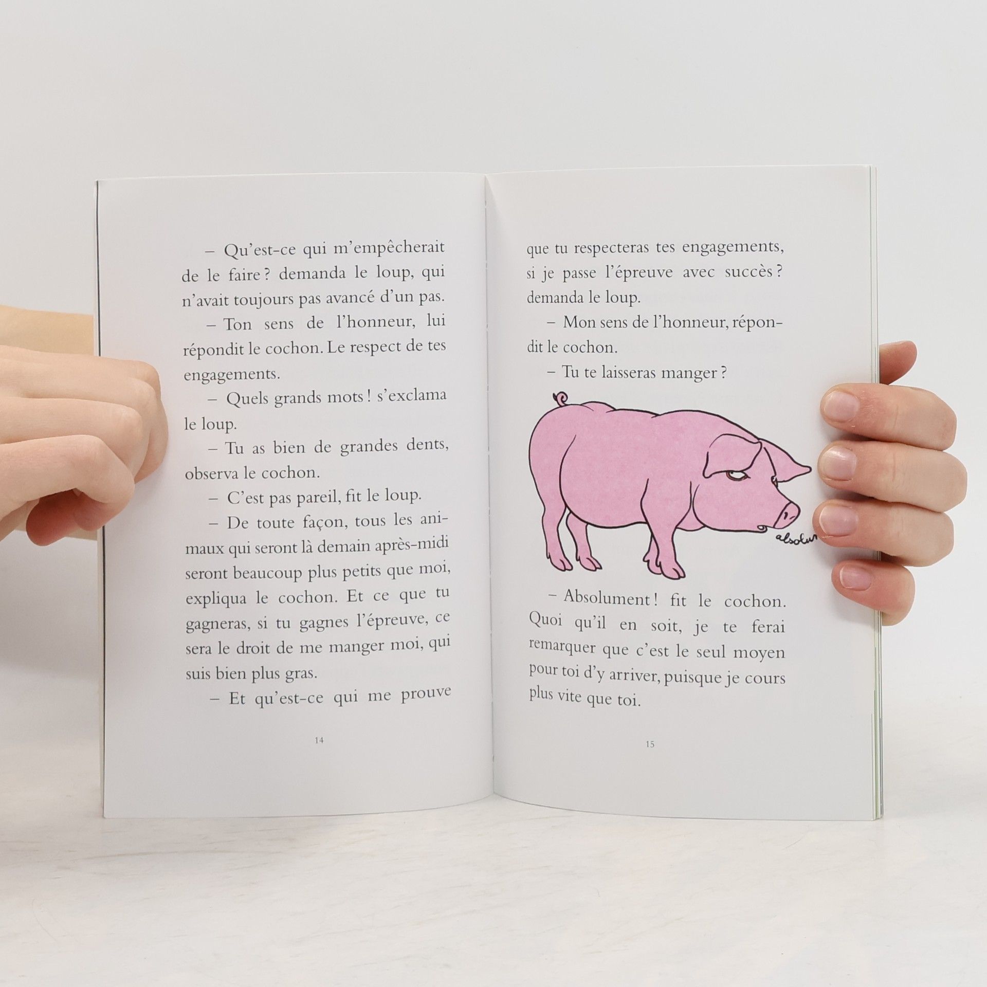 Christian Oster Mouche de l'école des loisirs: L'invitation faite au loup
