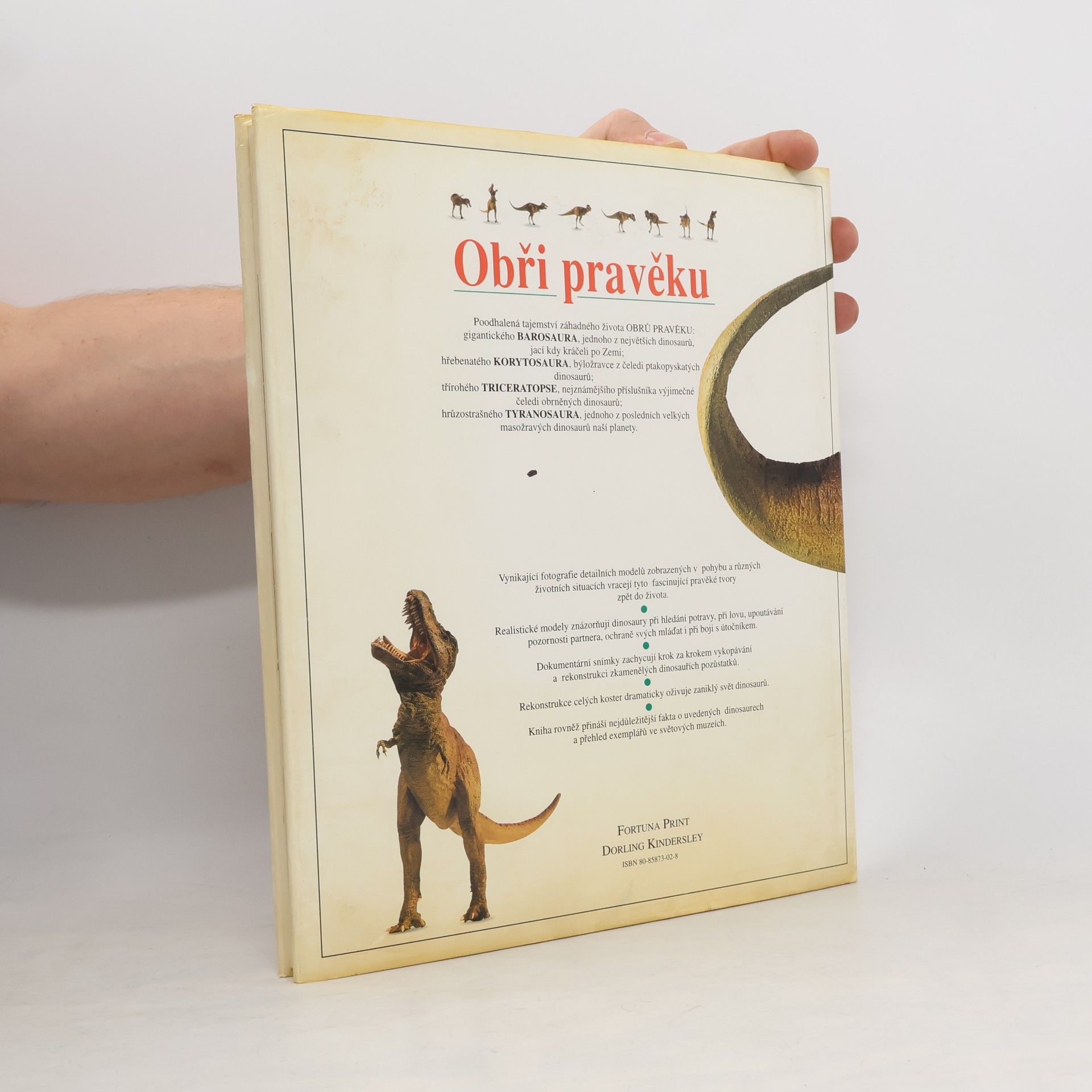 Milan Thurzo Obři pravěku : Barosaurus, Corythosaurus, Triceratops, Tyrannosaurus