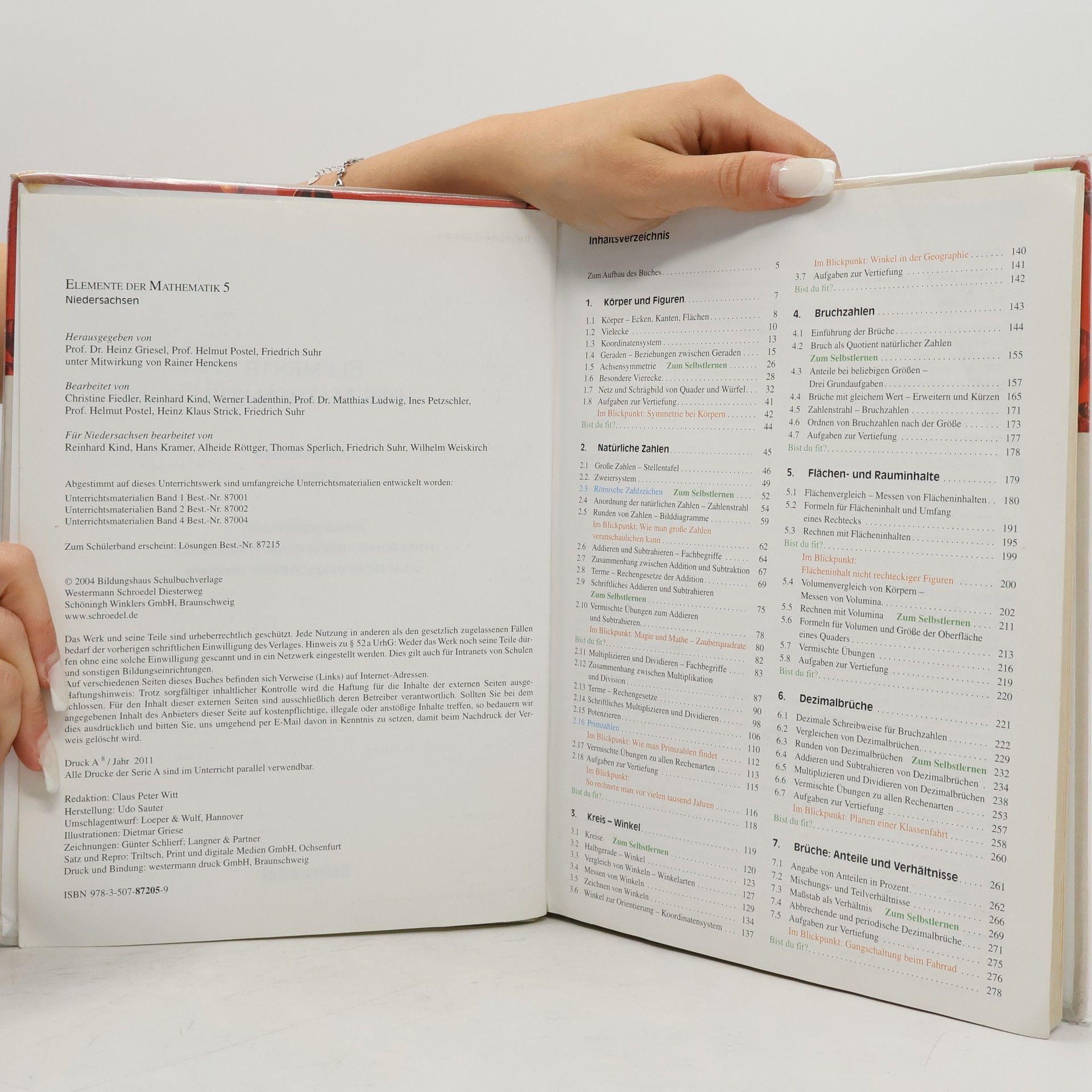 Various authors Elemente der Mathematik 5