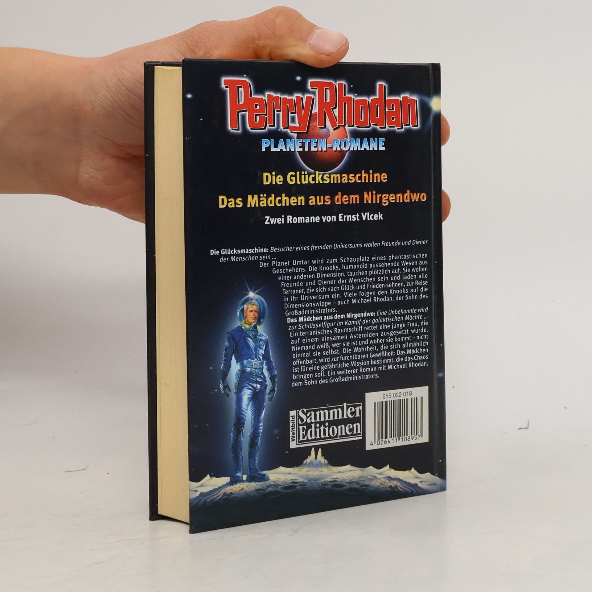 Ernst Vlcek Perry Rhodan Planeten-Romane. Die Glücksmaschine. Das Mädchen aus dem Nirgendwo
