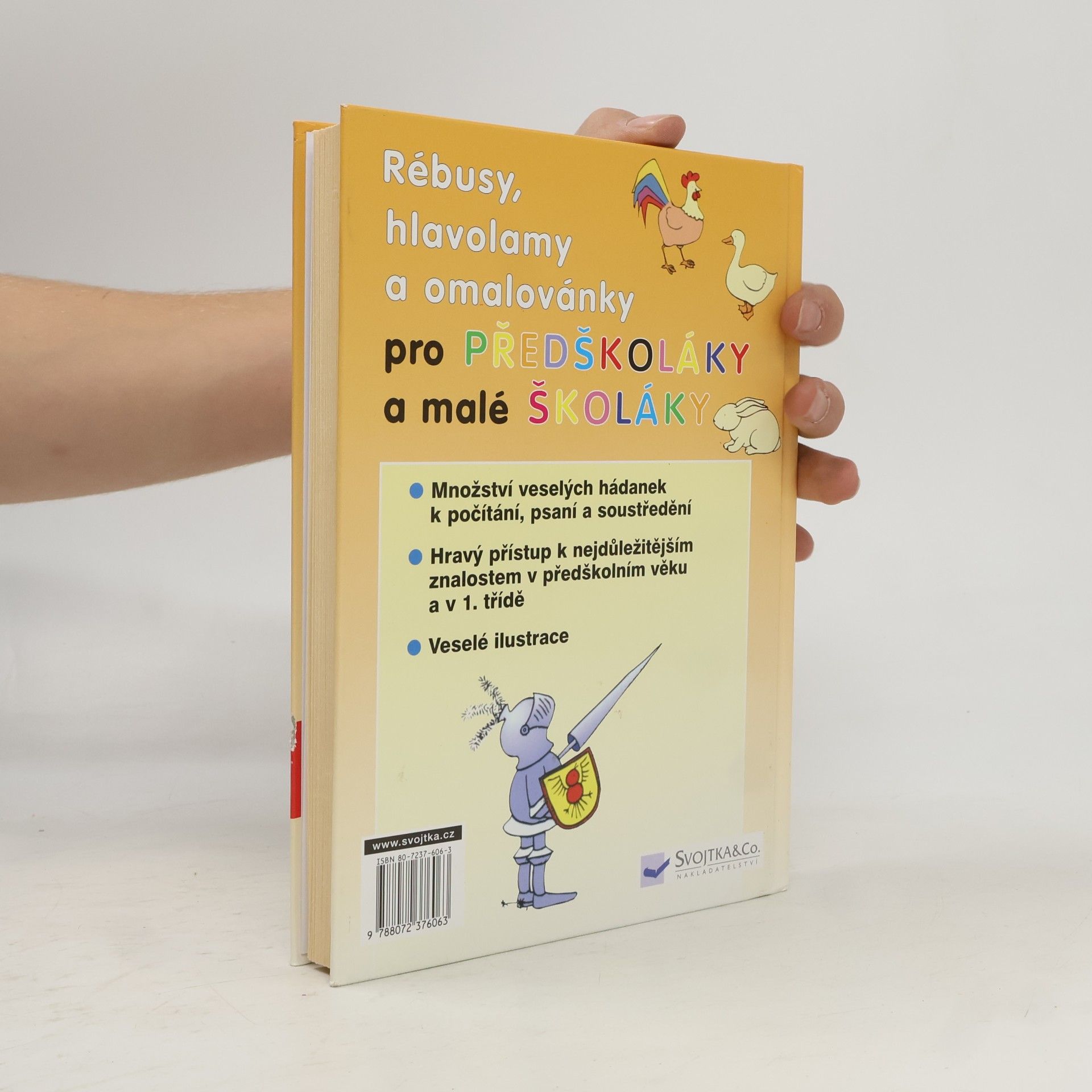 Various authors Rébusy, hlavolamy a omalovánky pro předškoláky a malé školáky