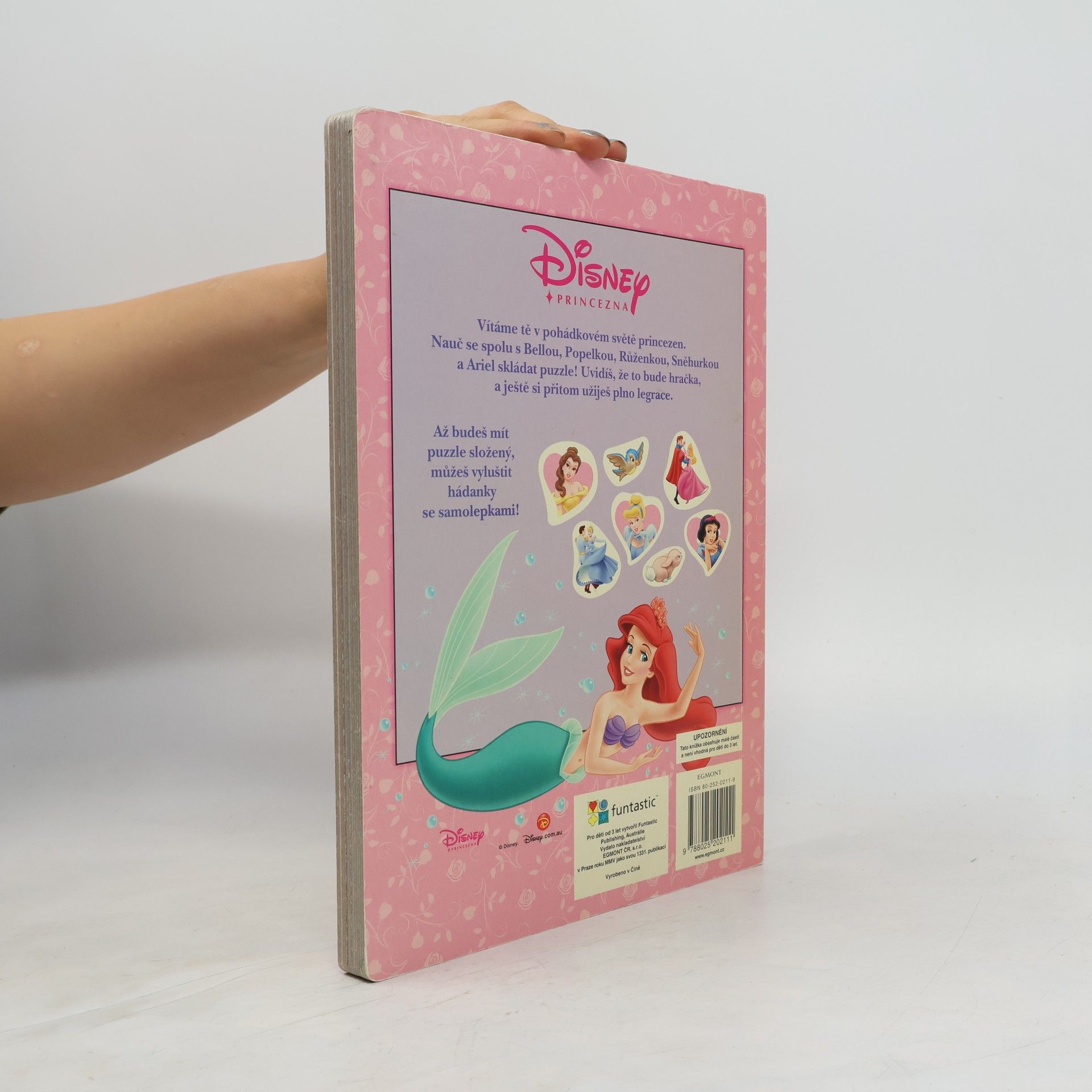 Walt Disney Princezna - kniha puzzle