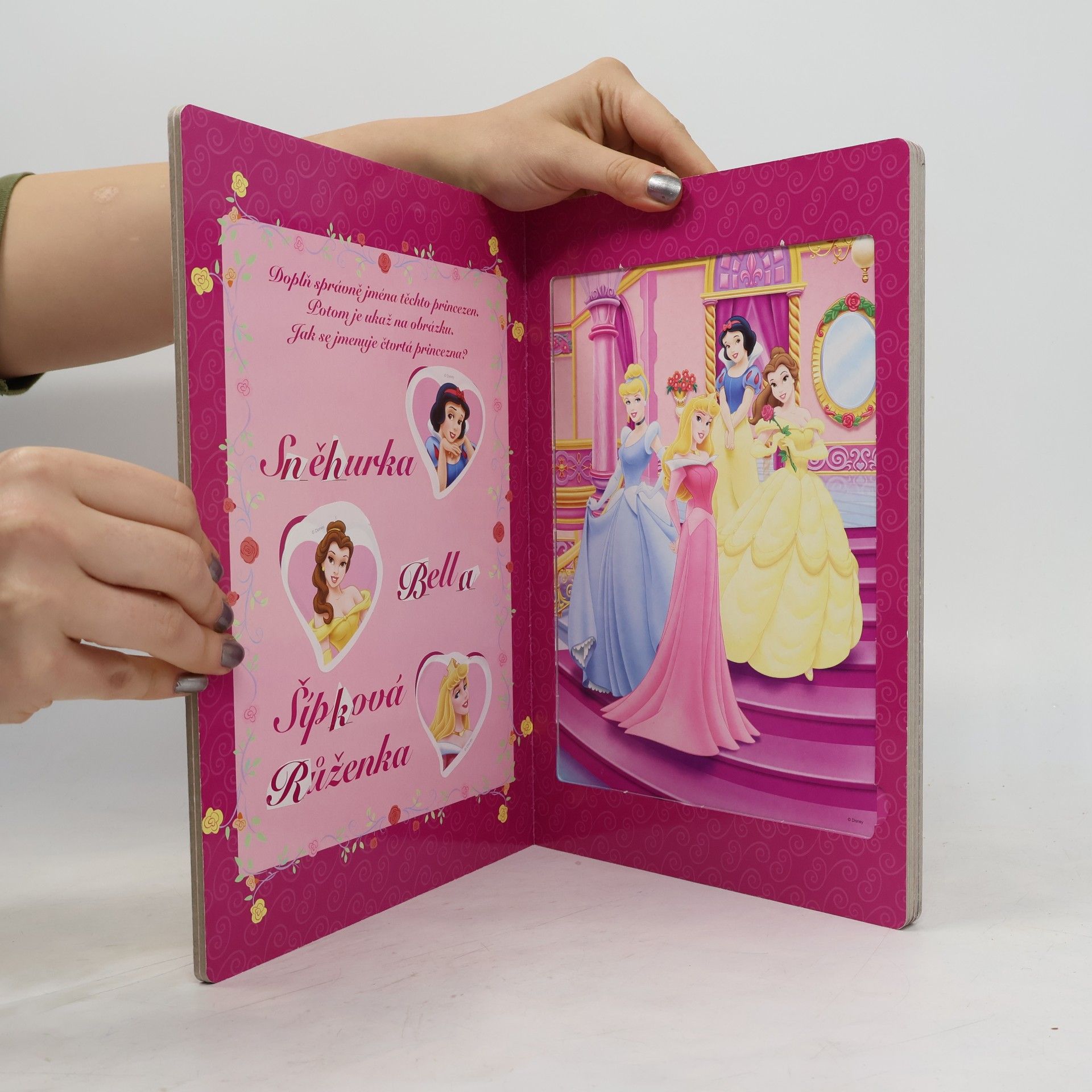 Walt Disney Princezna - kniha puzzle