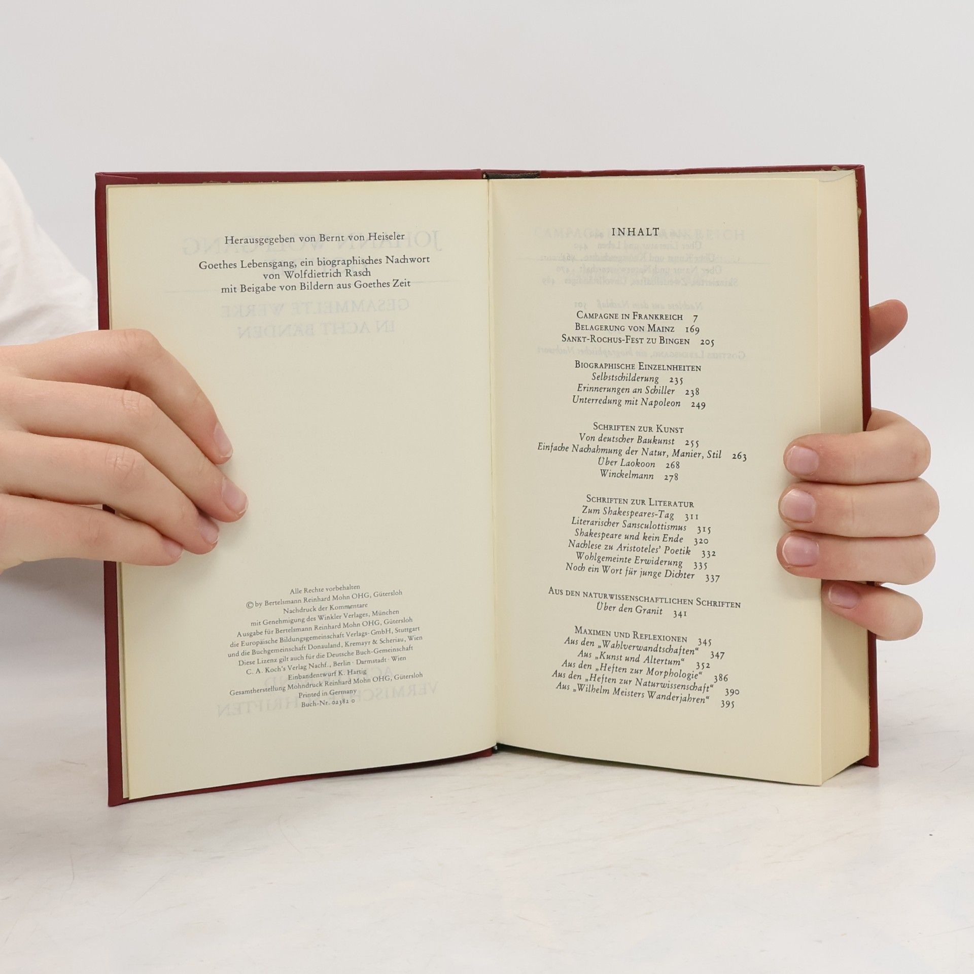 Goethe Werke 8