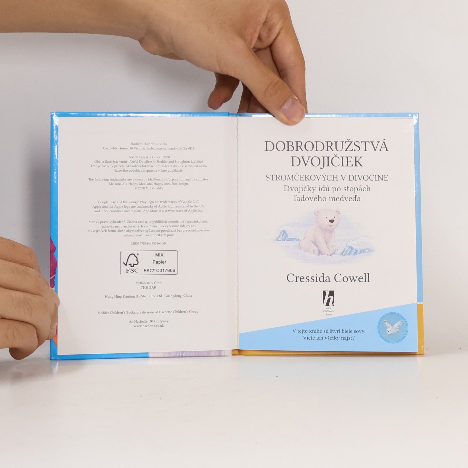 Cressida Cowell Dobrodružstvá dvojičiek Stromčekových v divočine: Dvojičky idú po stopách ľadového medveďa