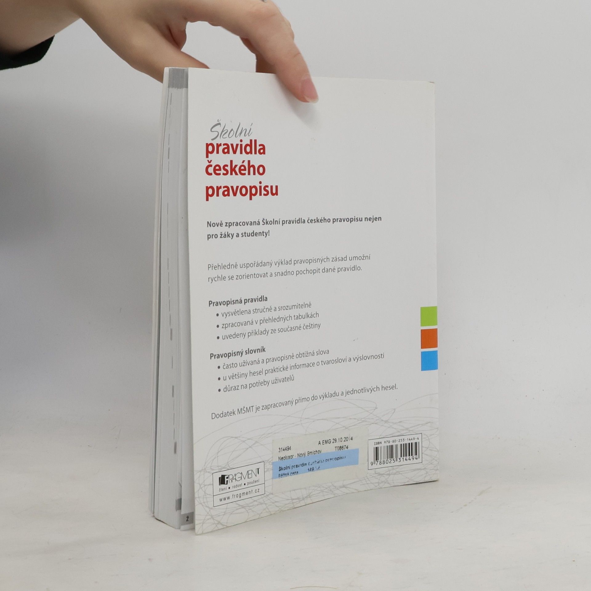 Marie Sochrová Školní pravidla českého pravopisu