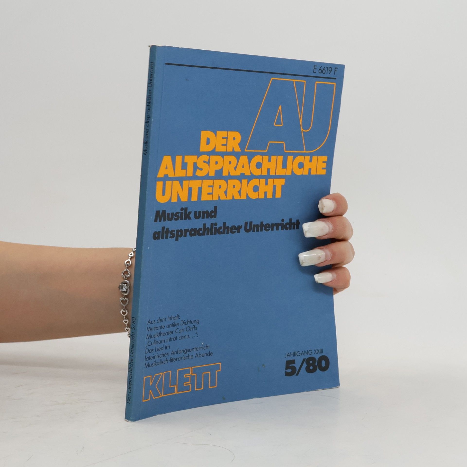 AA.VV. Der Altsprachliche Unterricht 5/80