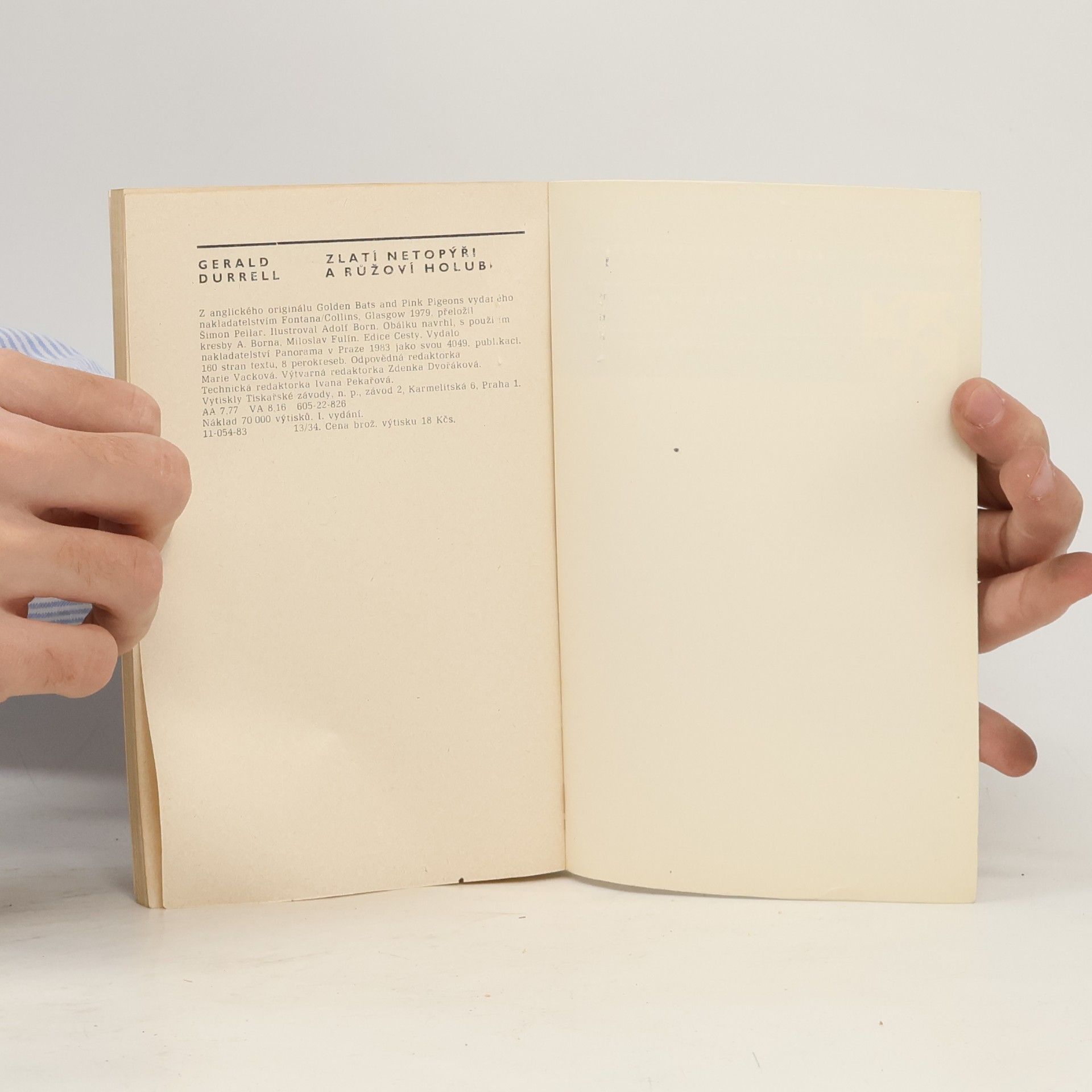 Gerald Durrell Zlatí netopýři a růžoví holubi