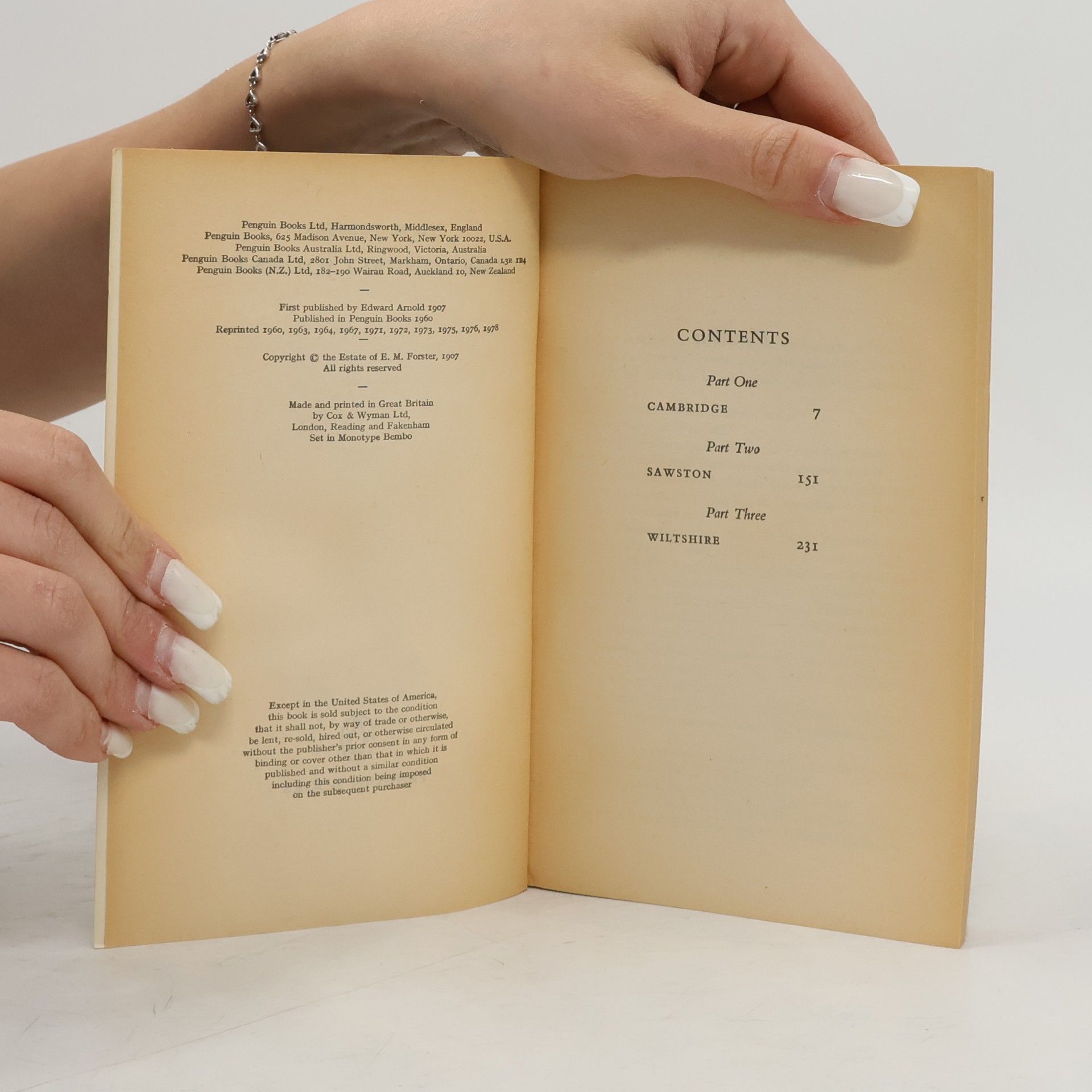 E. M. Forster The Longest Journey