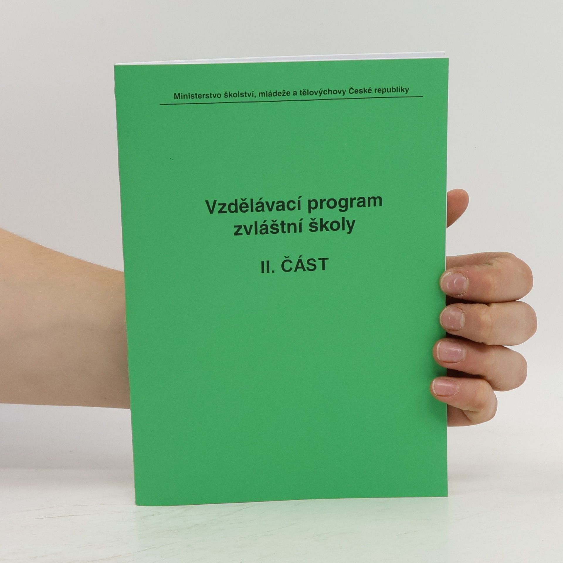 Various authors Vzdělávací program zvláštní školy