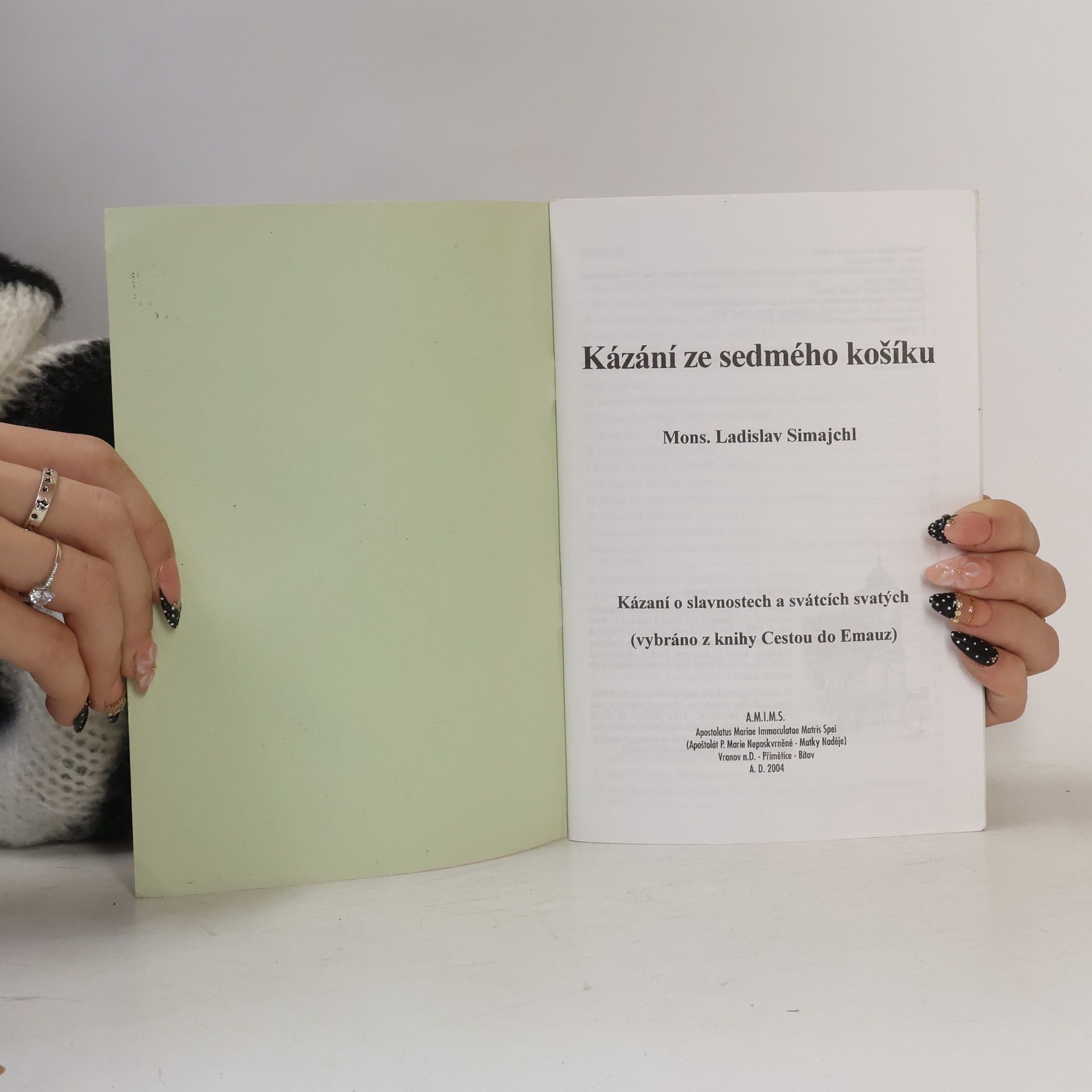 Mons. Ladislav Simajchl Kázání ze sedmého košíku