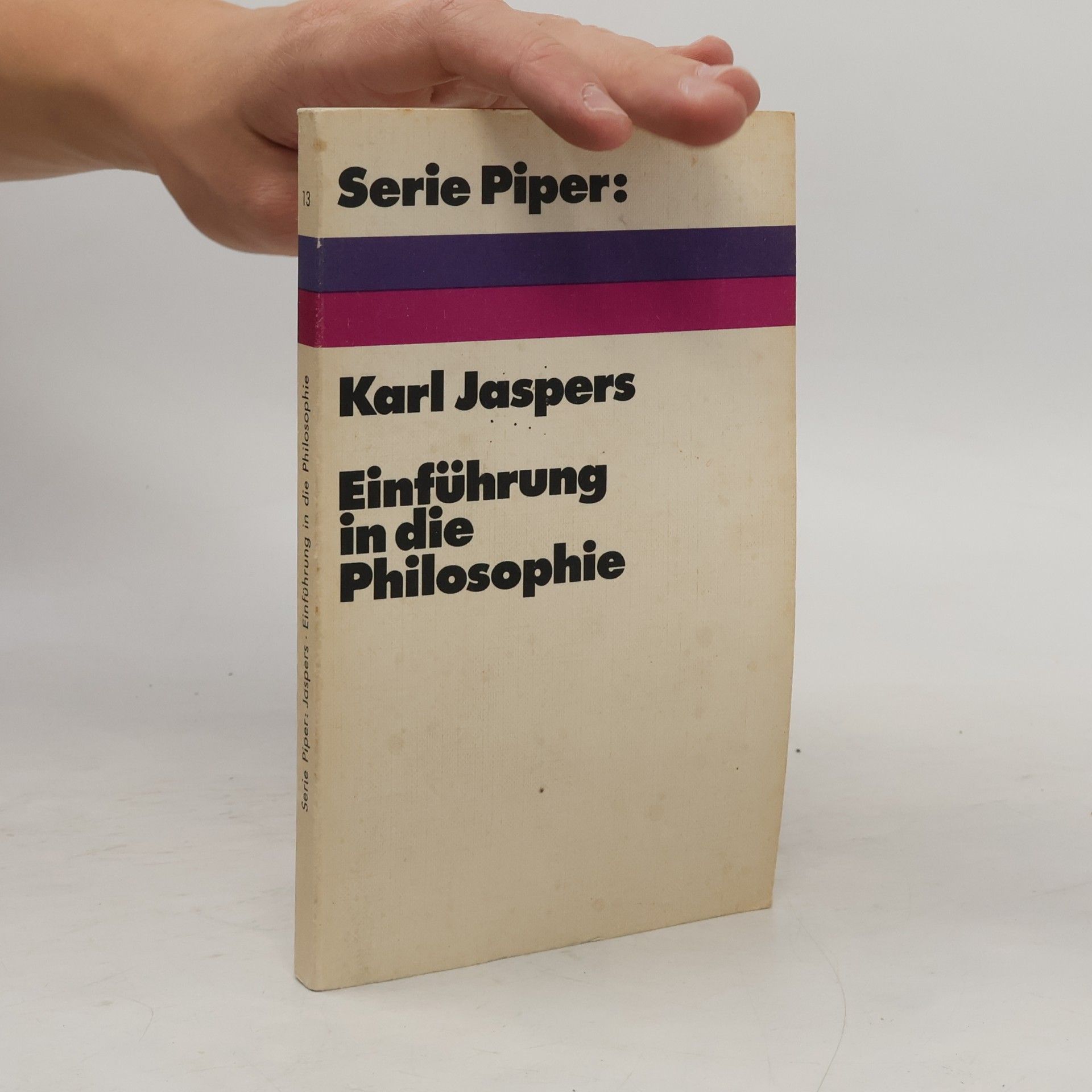 Karl Jaspers Einführung in d. Philosophie