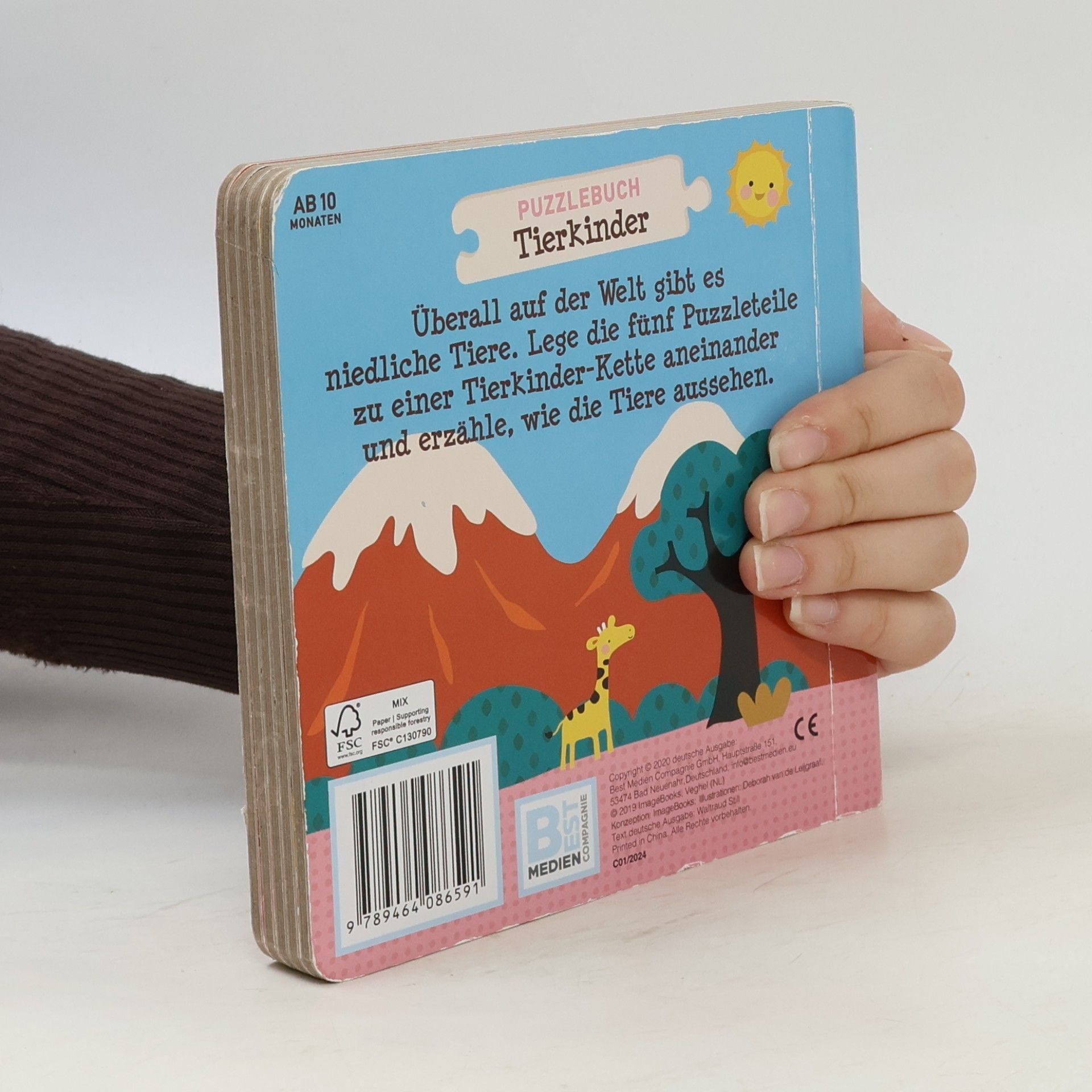 Deborah Van De Leijgraaf Puzzlebuch Tierkinder