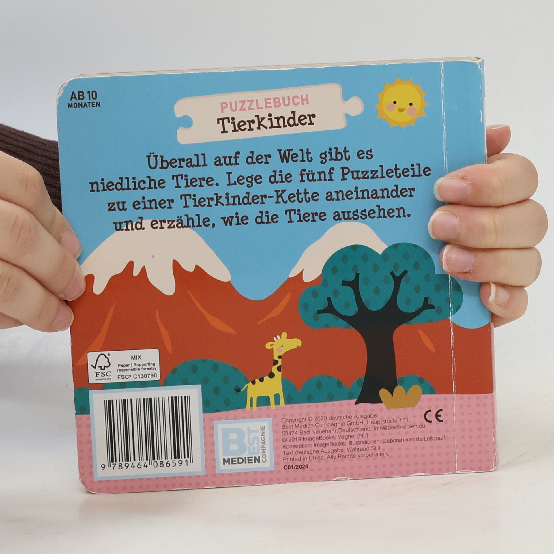 Deborah Van De Leijgraaf Puzzlebuch Tierkinder