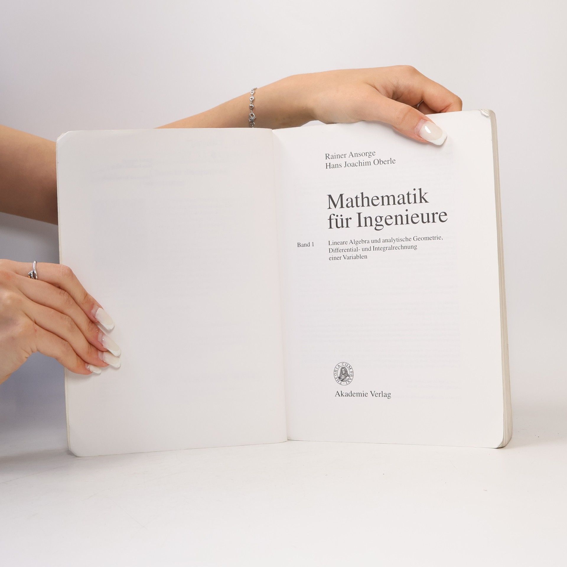 Rainer Ansorge Mathematik für Ingenieure 1