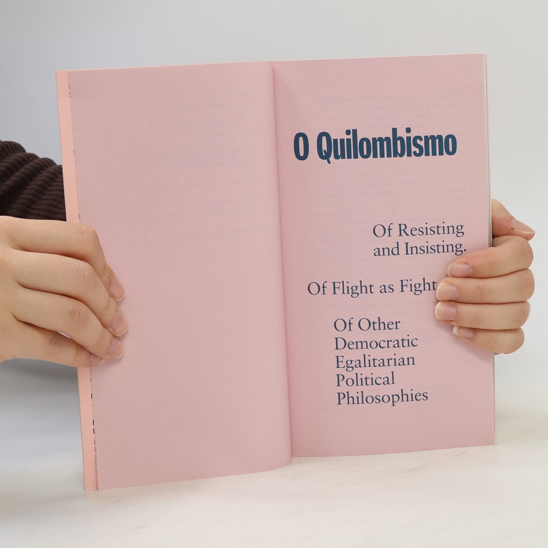 Philipp Albers O Quilombismo