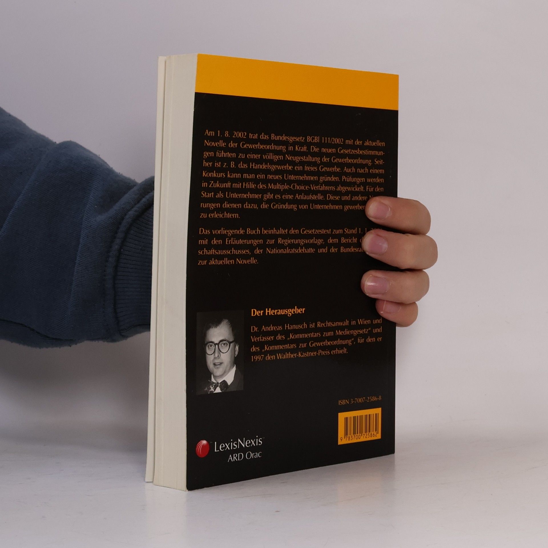 Andreas Hanusch Die Gewerbeordnung mit Novelle 2002