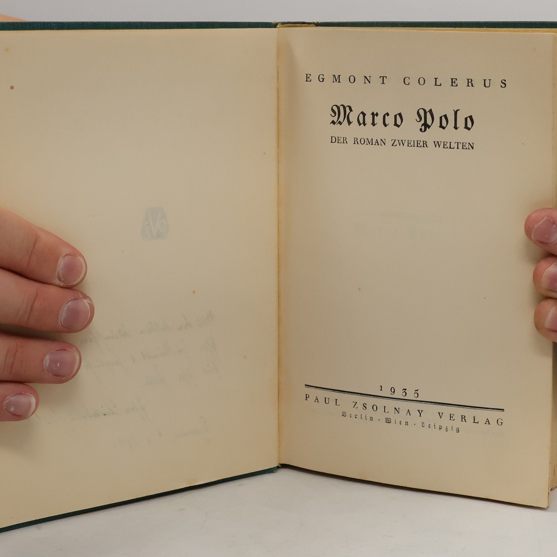 Egmont Colerus Marco Polo