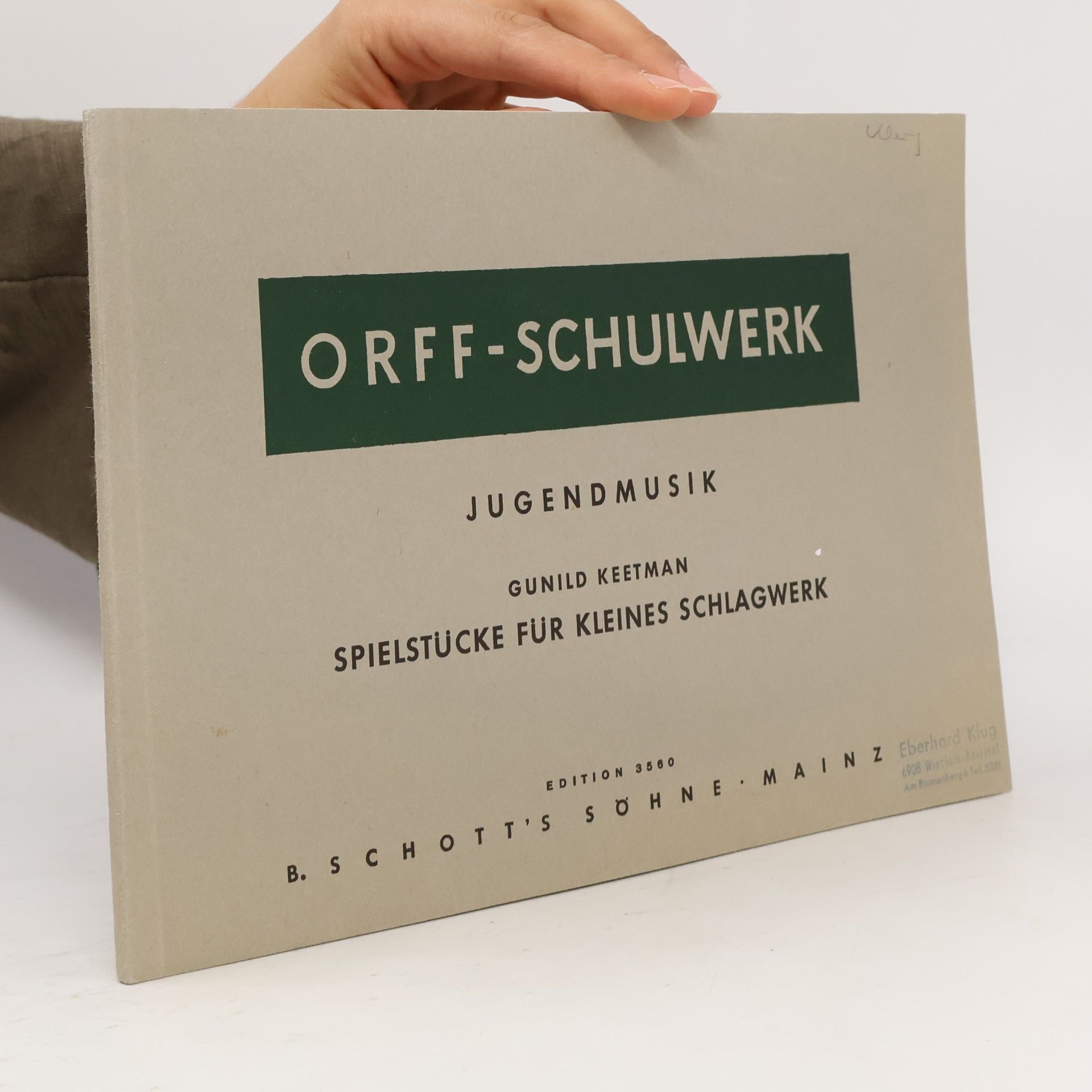Gunild Keetman Orff-Schulwerk