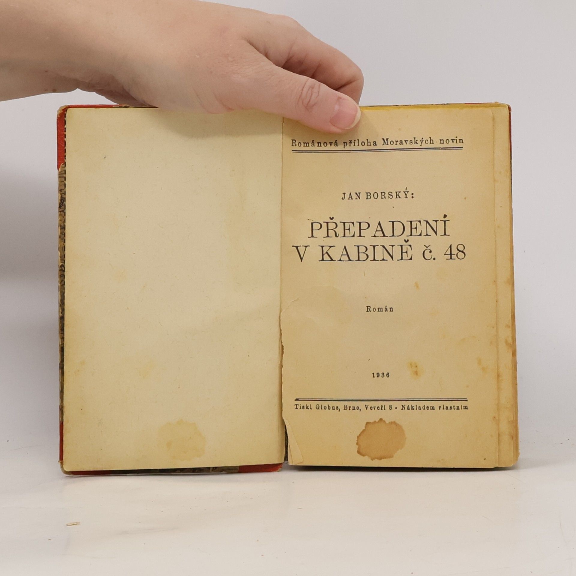 Jan Borský Přepadení v kabině č. 48