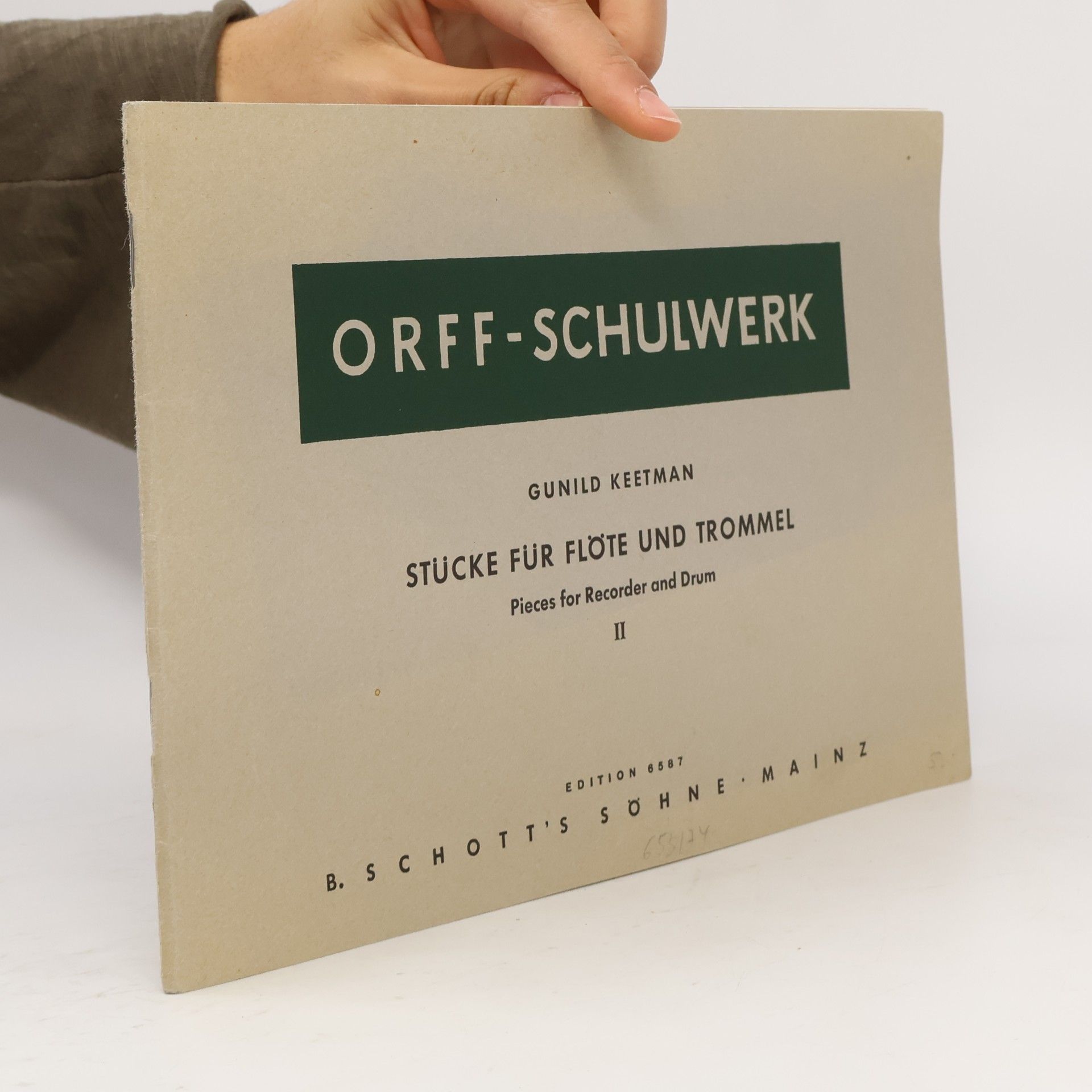 Gunild Keetman Stücke für Flöte und Trommel II
