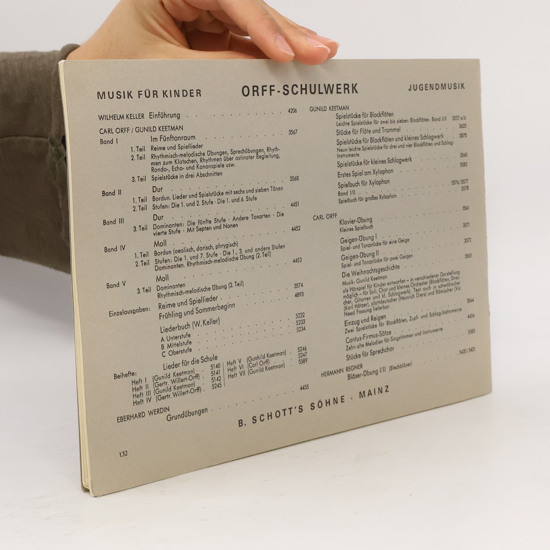 Gunild Keetman Stücke für Flöte und Trommel II