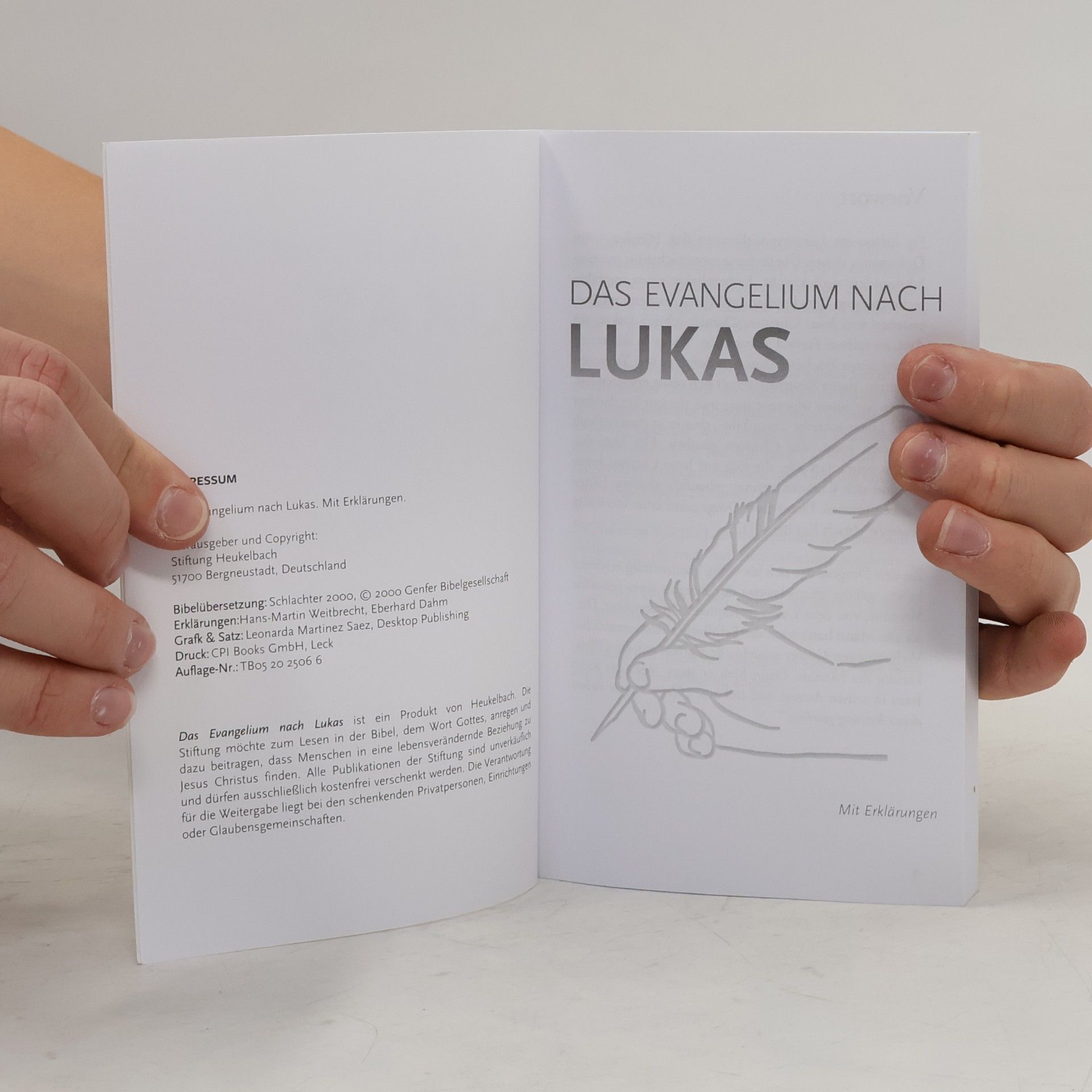 Various authors Das evangelium nach Lukas