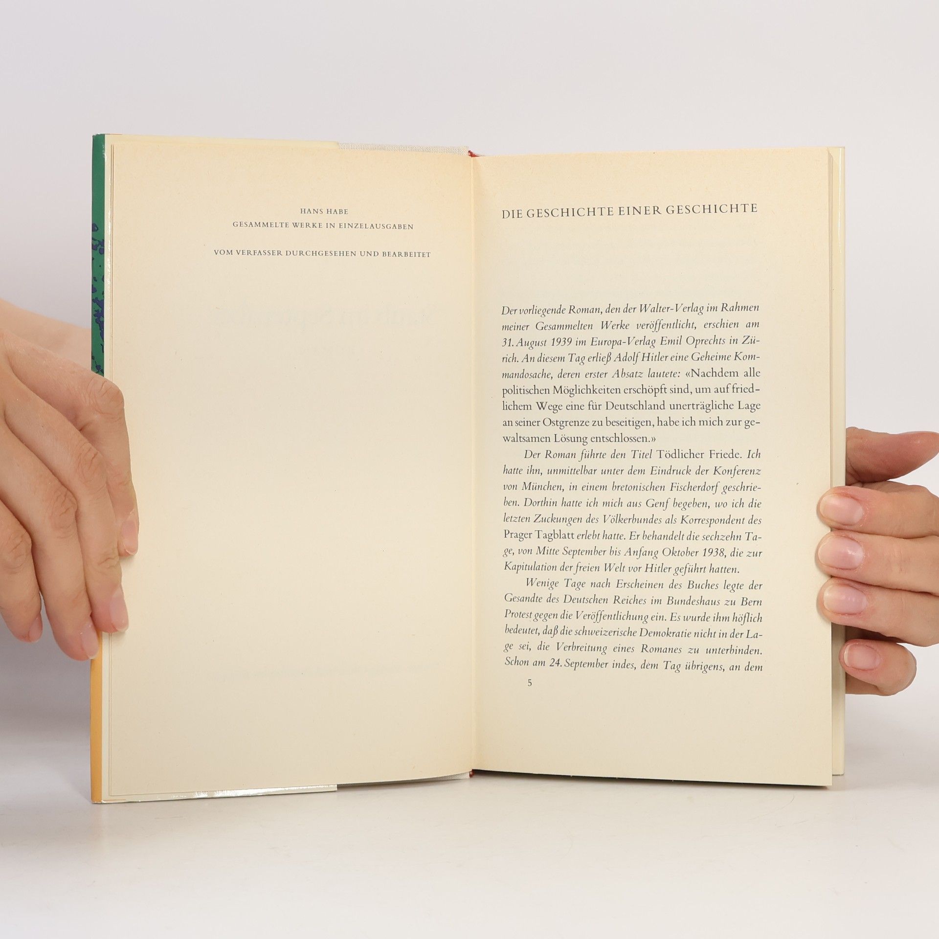 Hans Habe Staub im September