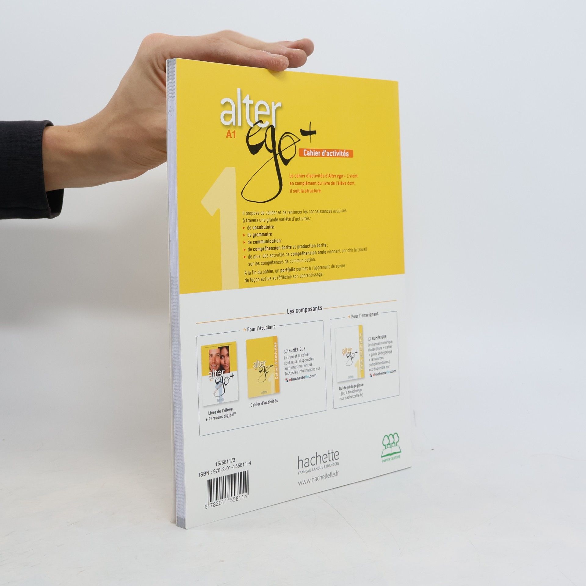 Anne Berthet Alter ego + : méthode de français. 1, Cahier d'activités