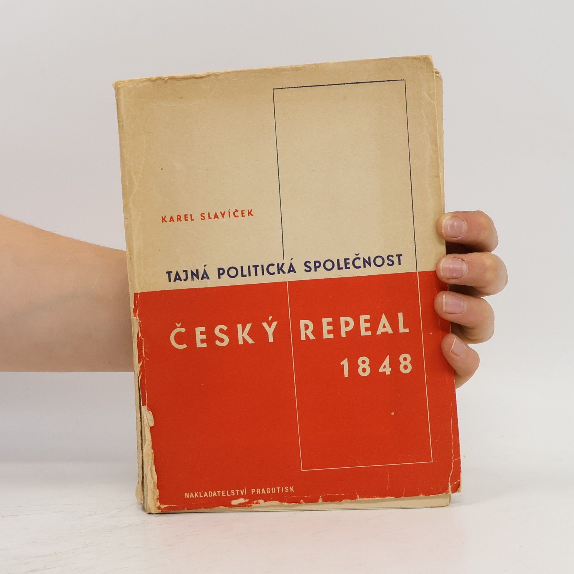 Karel Slavíček Tajná politická społečnost